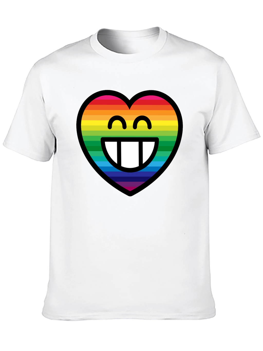 Rainbow Heart Emoji T-Shirt