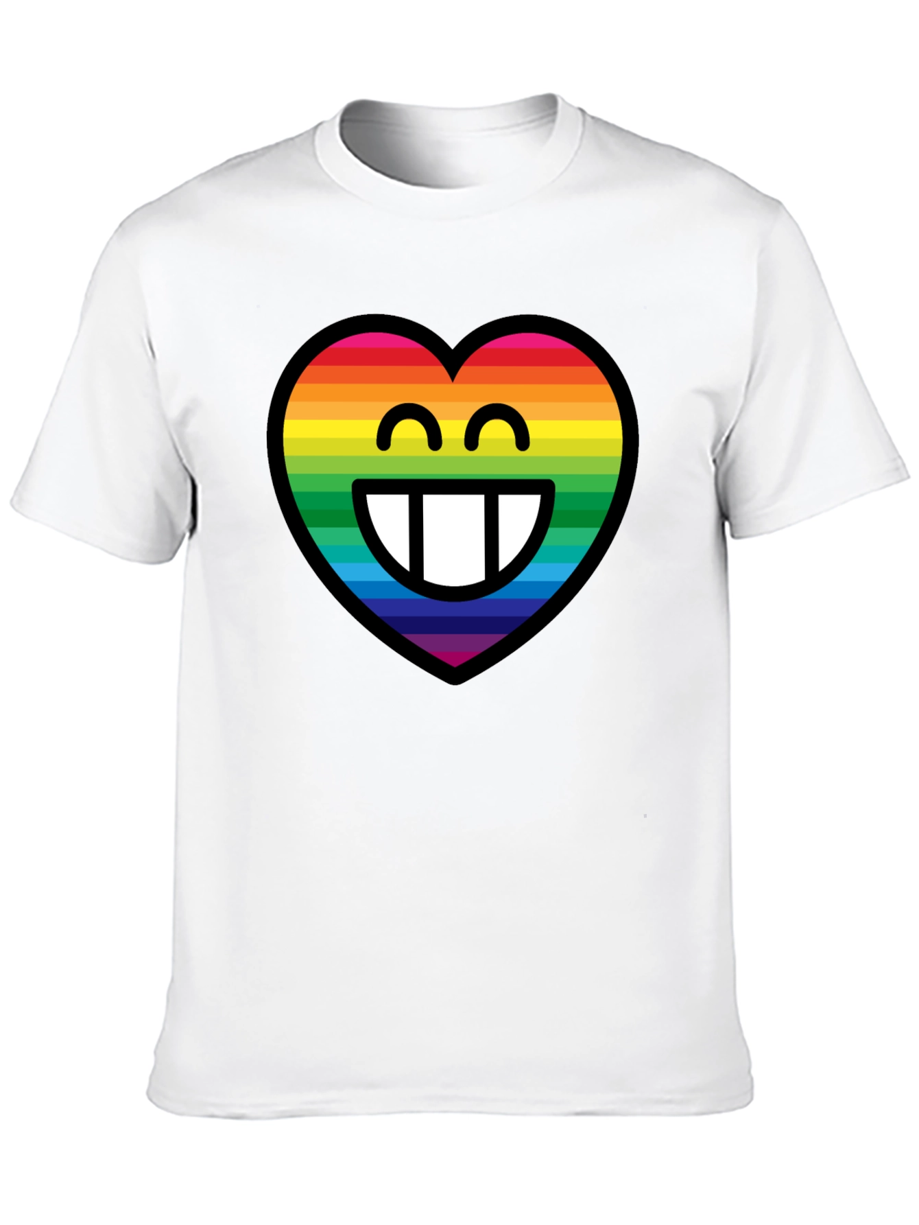 Rainbow Heart Emoji T-Shirt