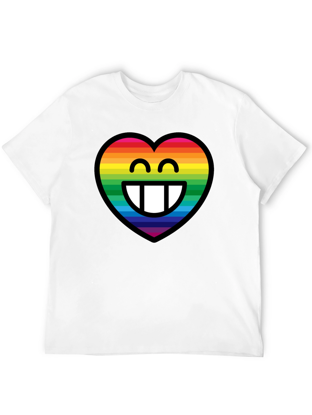 Rainbow Heart Emoji T-Shirt