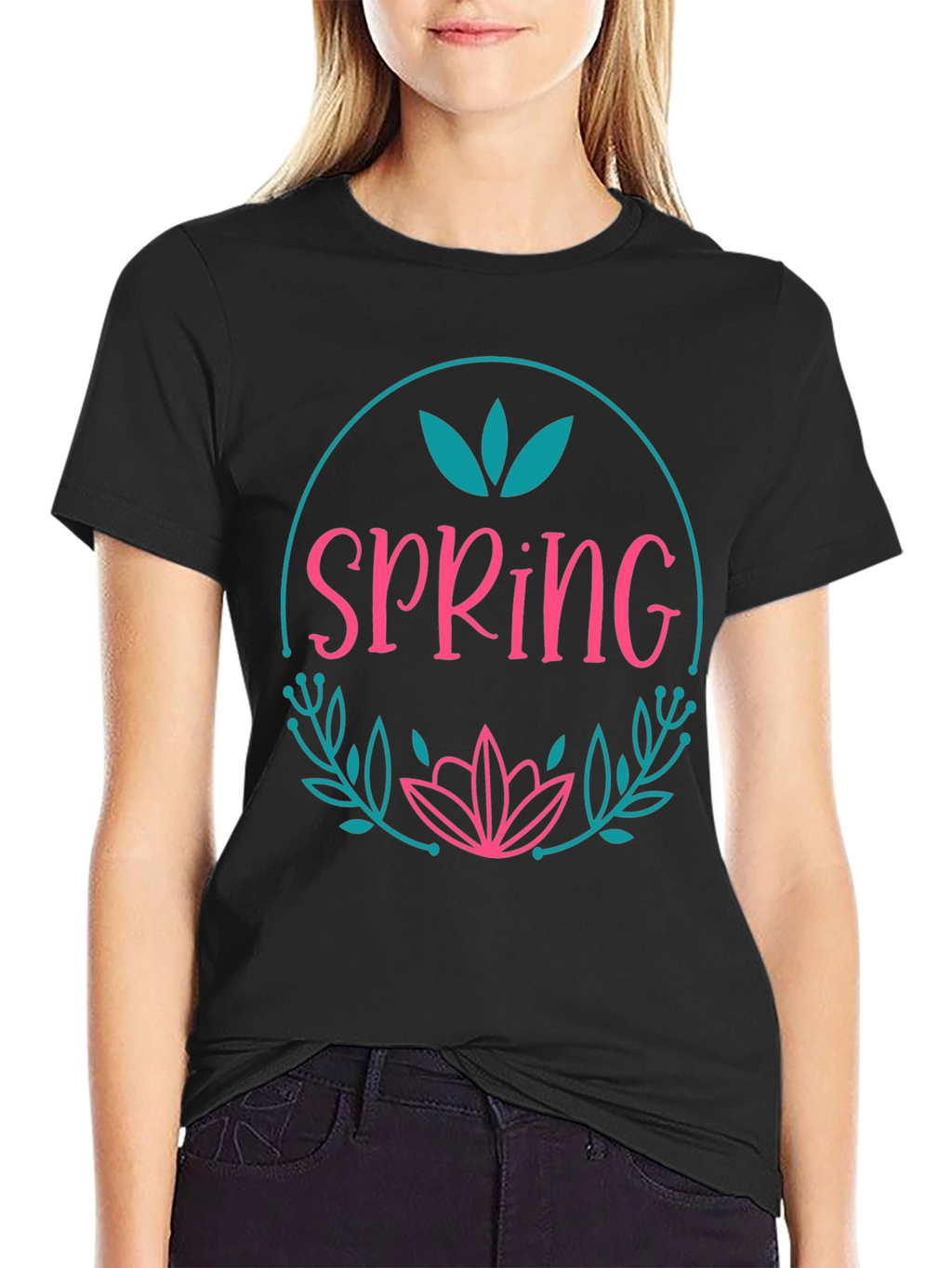 Spring Floral Graphic Tee
