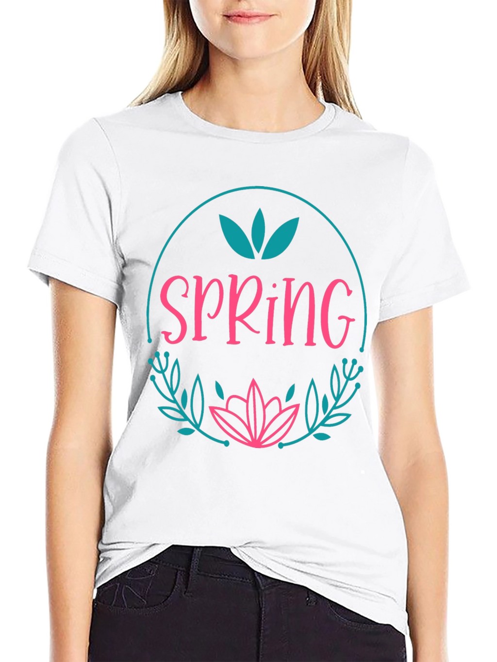 Spring Floral Graphic Tee