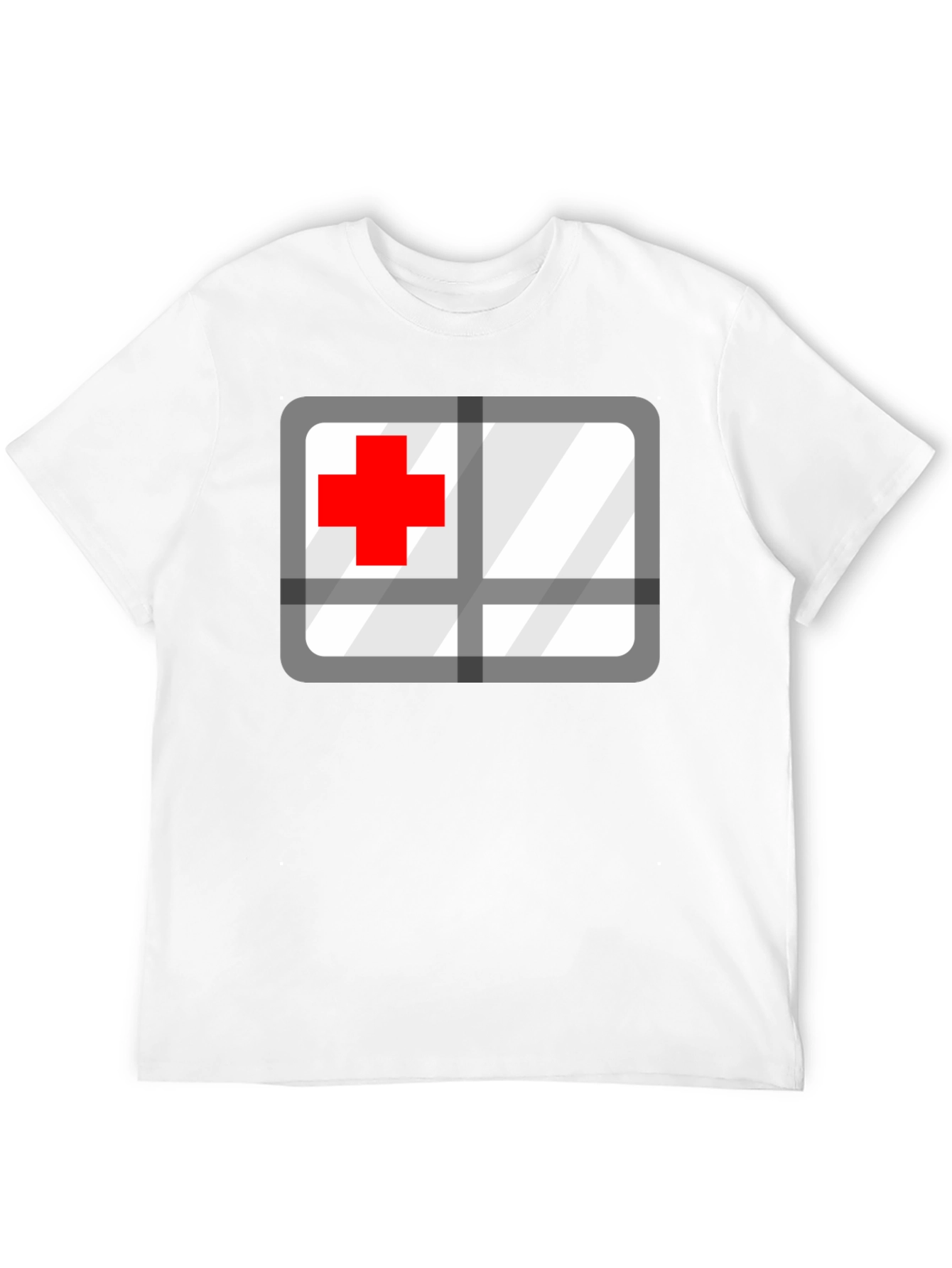 Red Cross Graphic T-Shirt - Medical Supporter Tee
