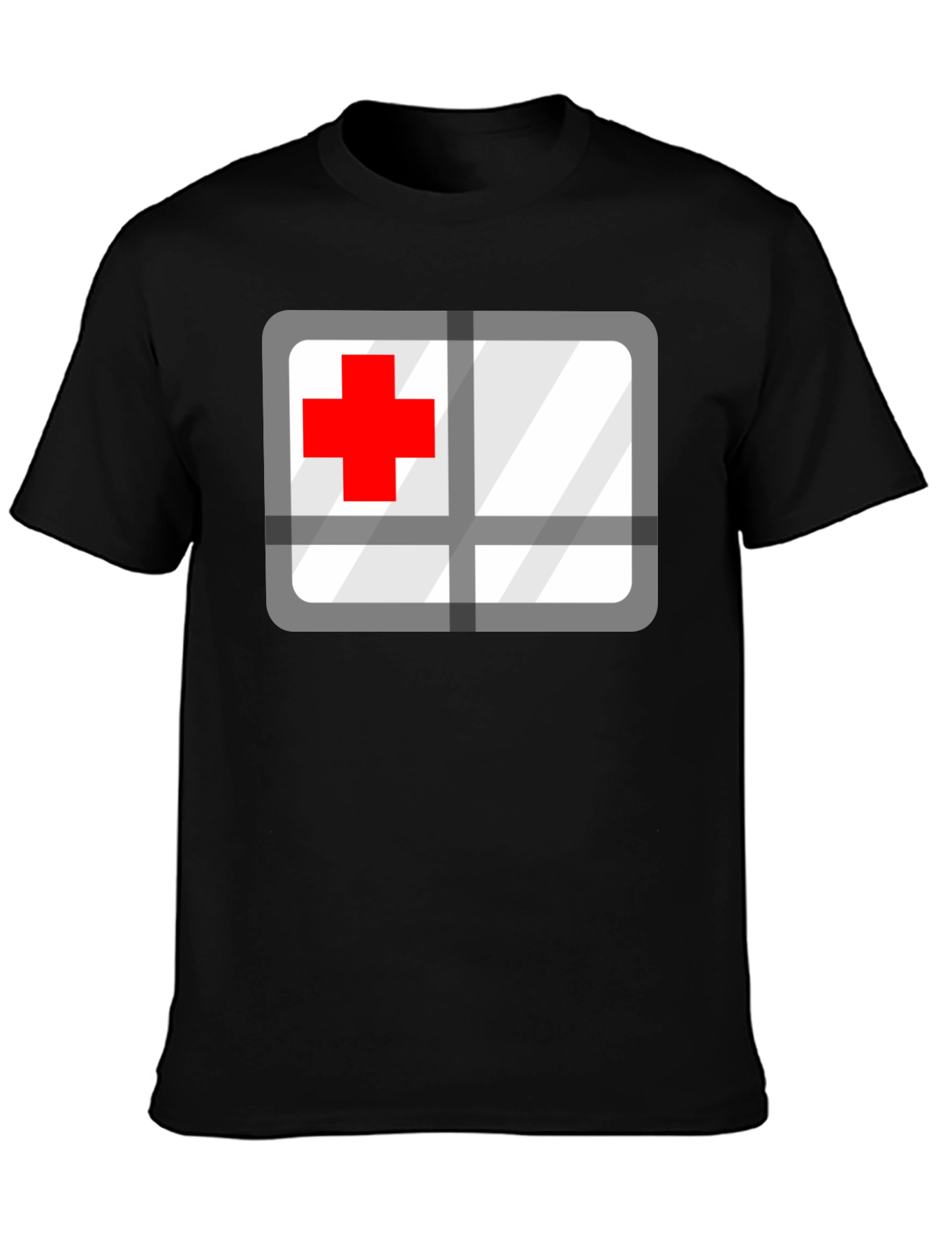 Red Cross Graphic T-Shirt - Medical Supporter Tee