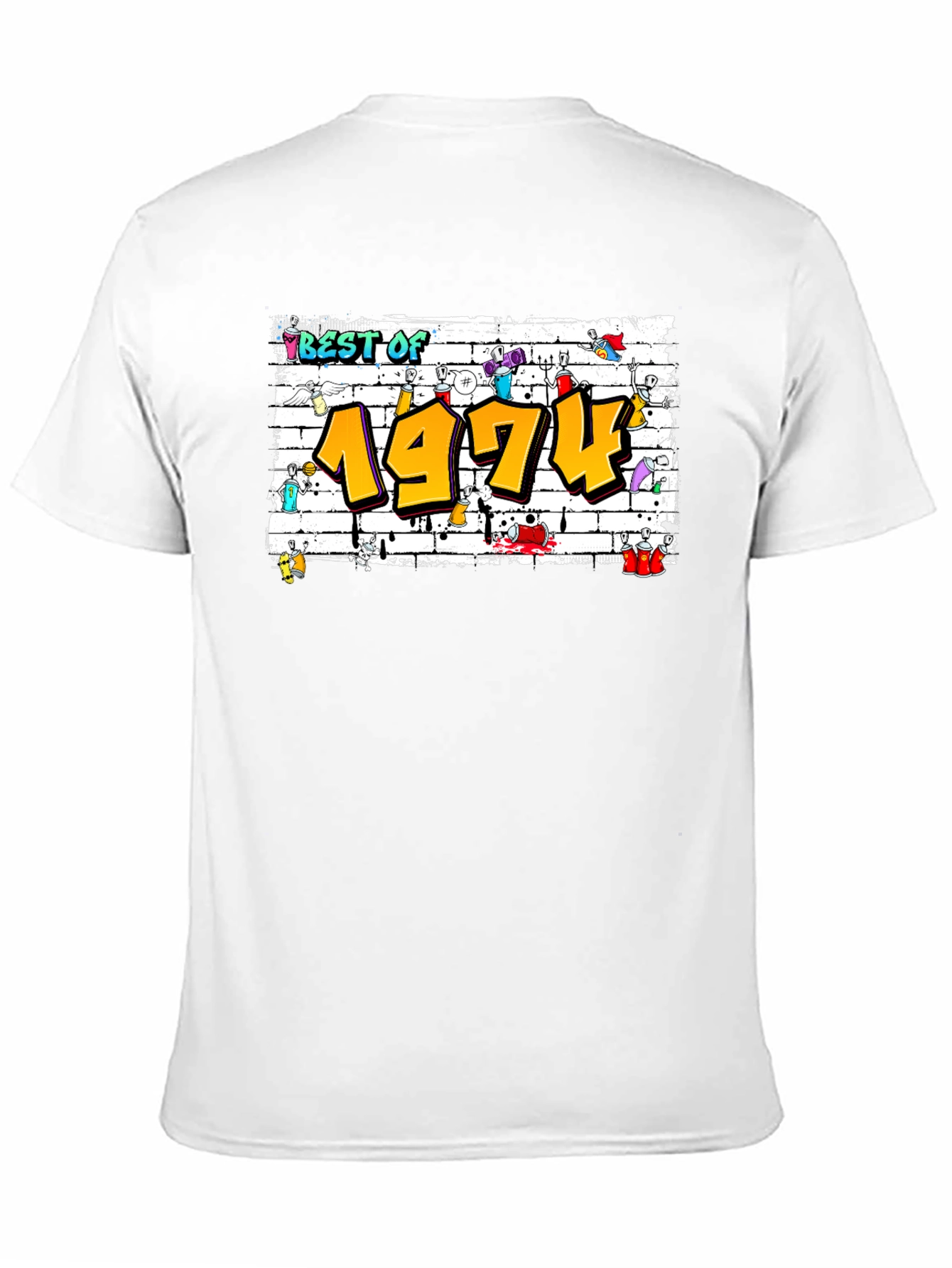 Best of 1974 Graffiti Style T-Shirt