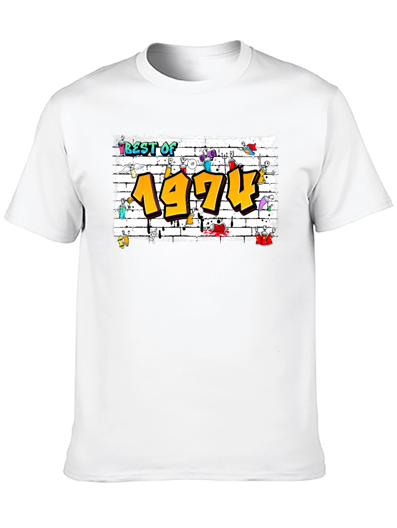 Best of 1974 Graffiti Style T-Shirt