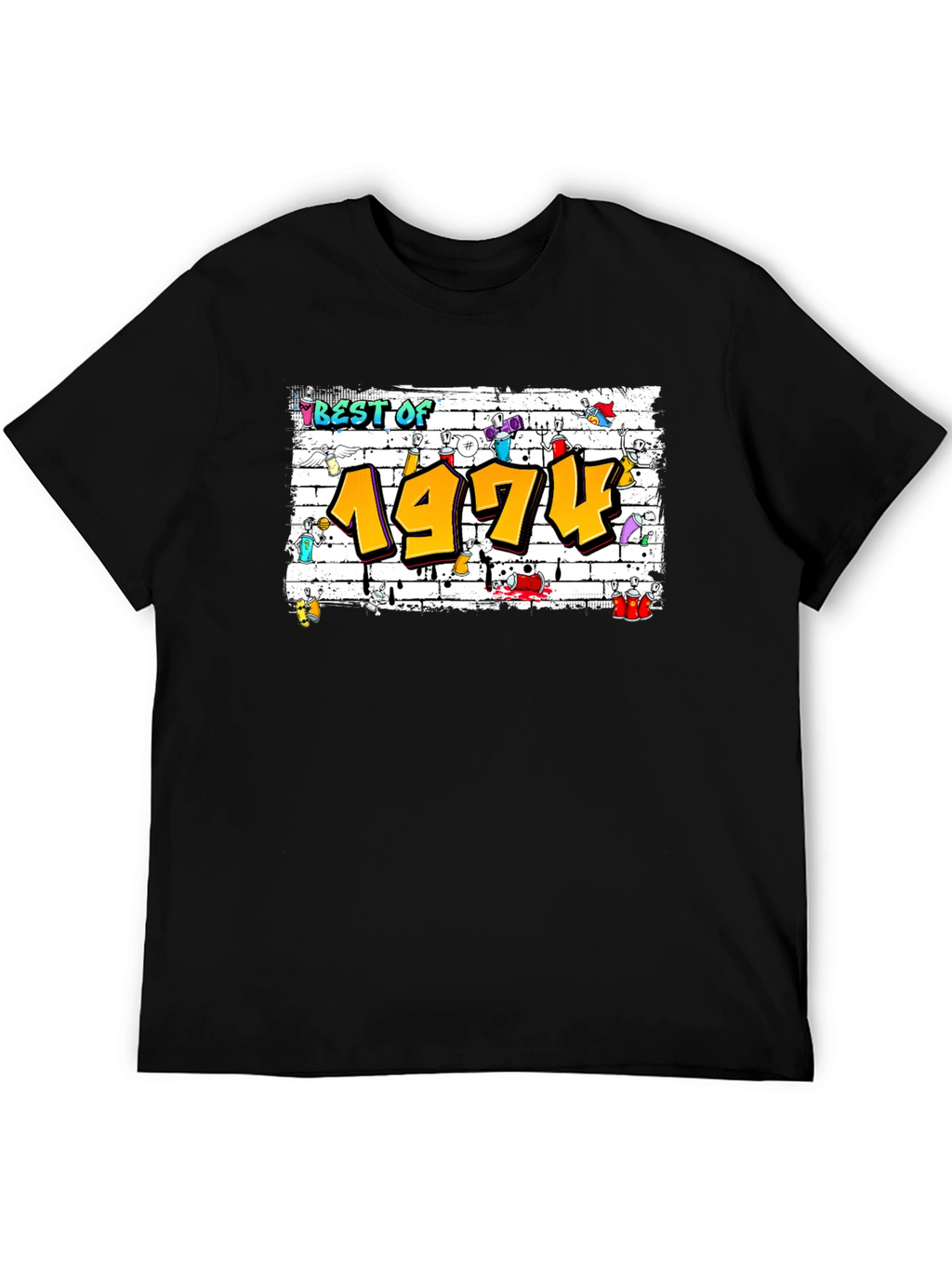 Best of 1974 Graffiti Style T-Shirt