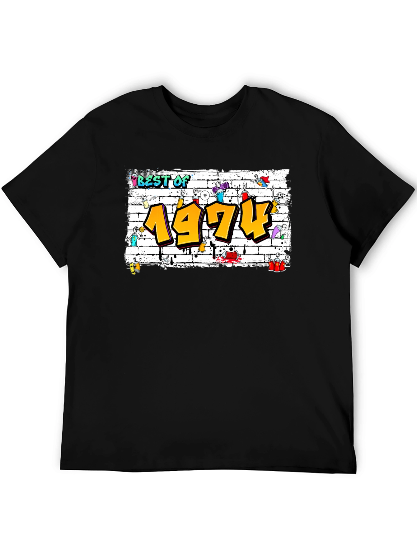 Best of 1974 Graffiti Style T-Shirt