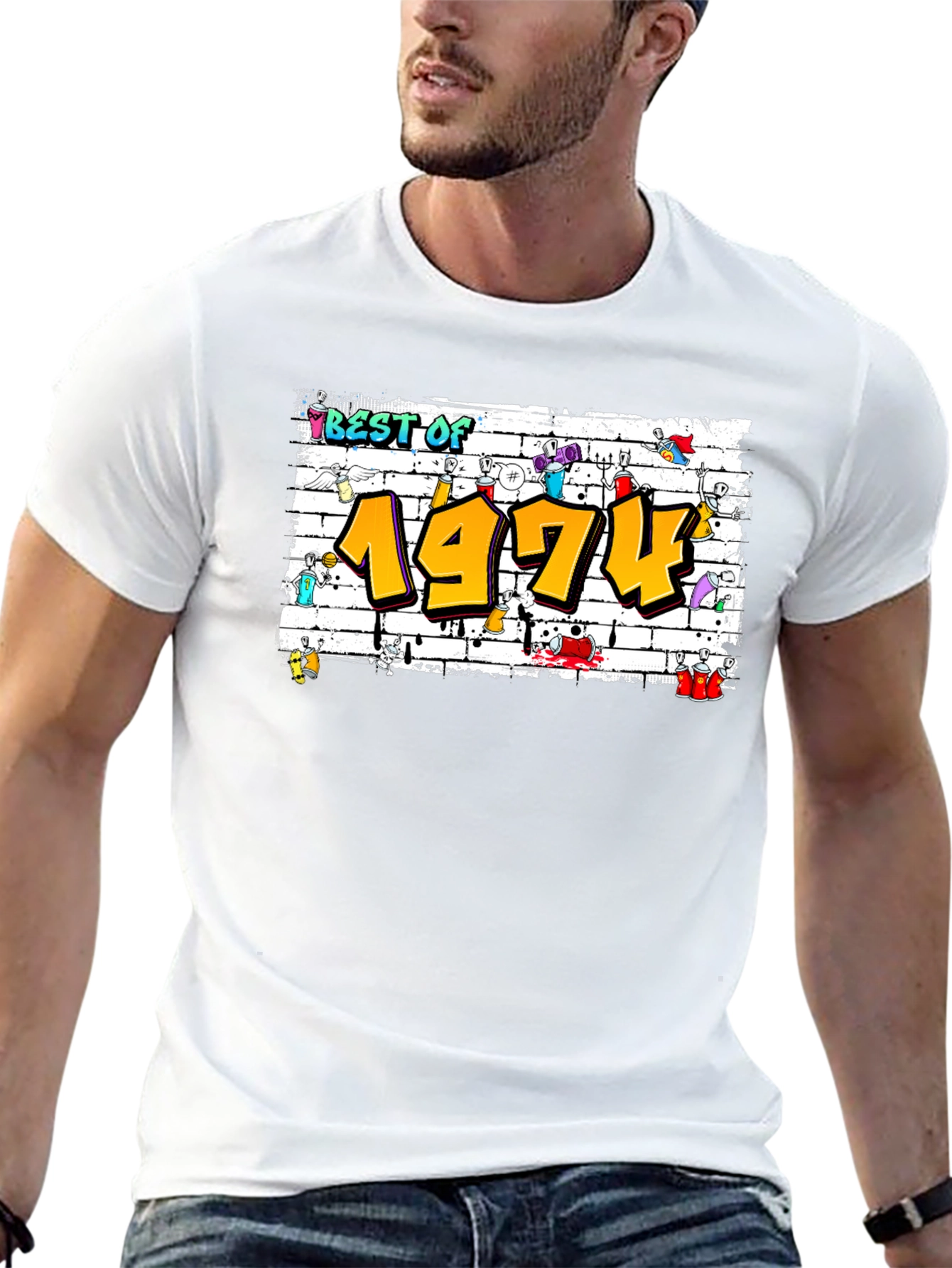 Best of 1974 Graffiti Style T-Shirt
