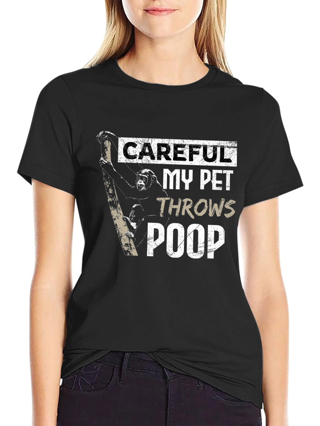 Careful My Pet Throws Poop T-Shirt
