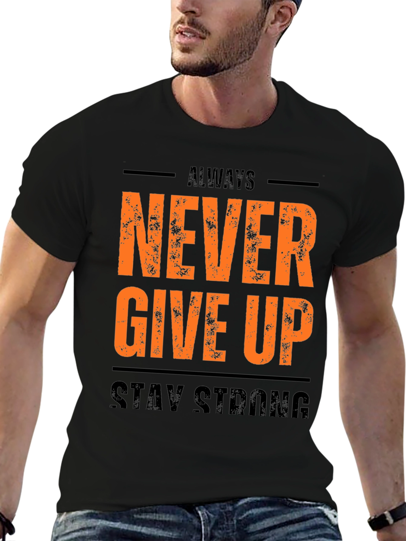 Inspirational Graphic Print T-Shirt