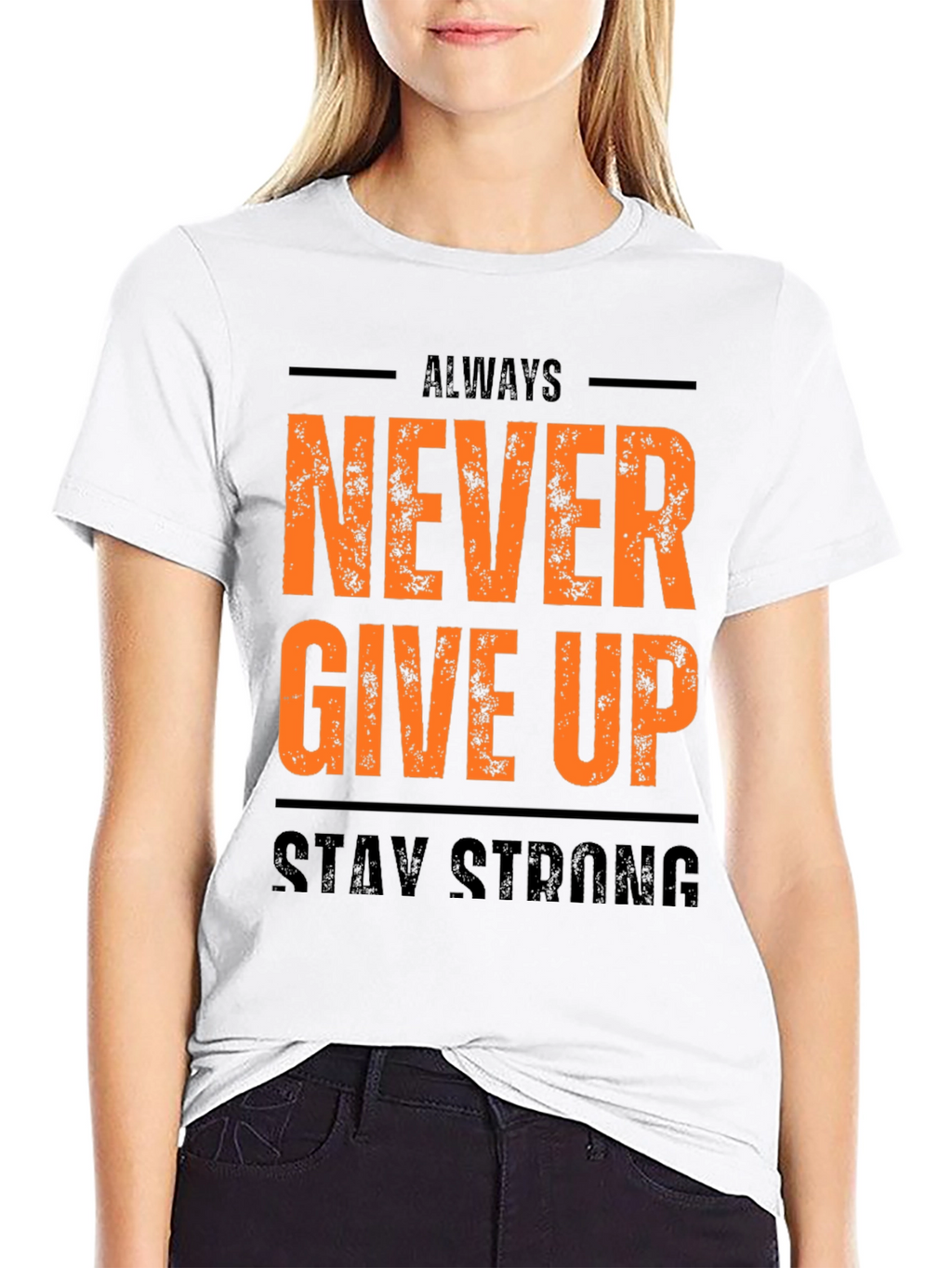 Inspirational Graphic Print T-Shirt