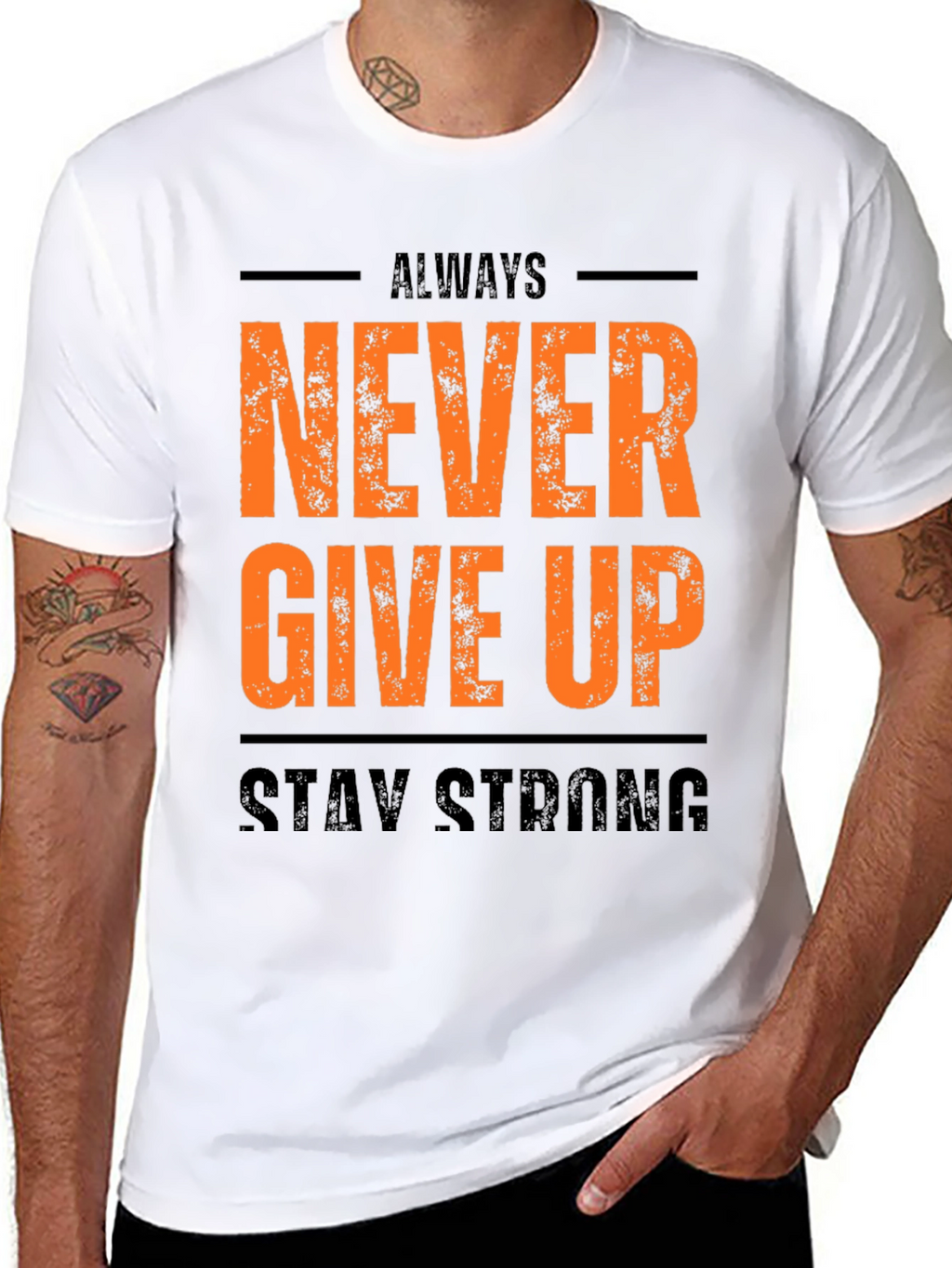 Inspirational Graphic Print T-Shirt