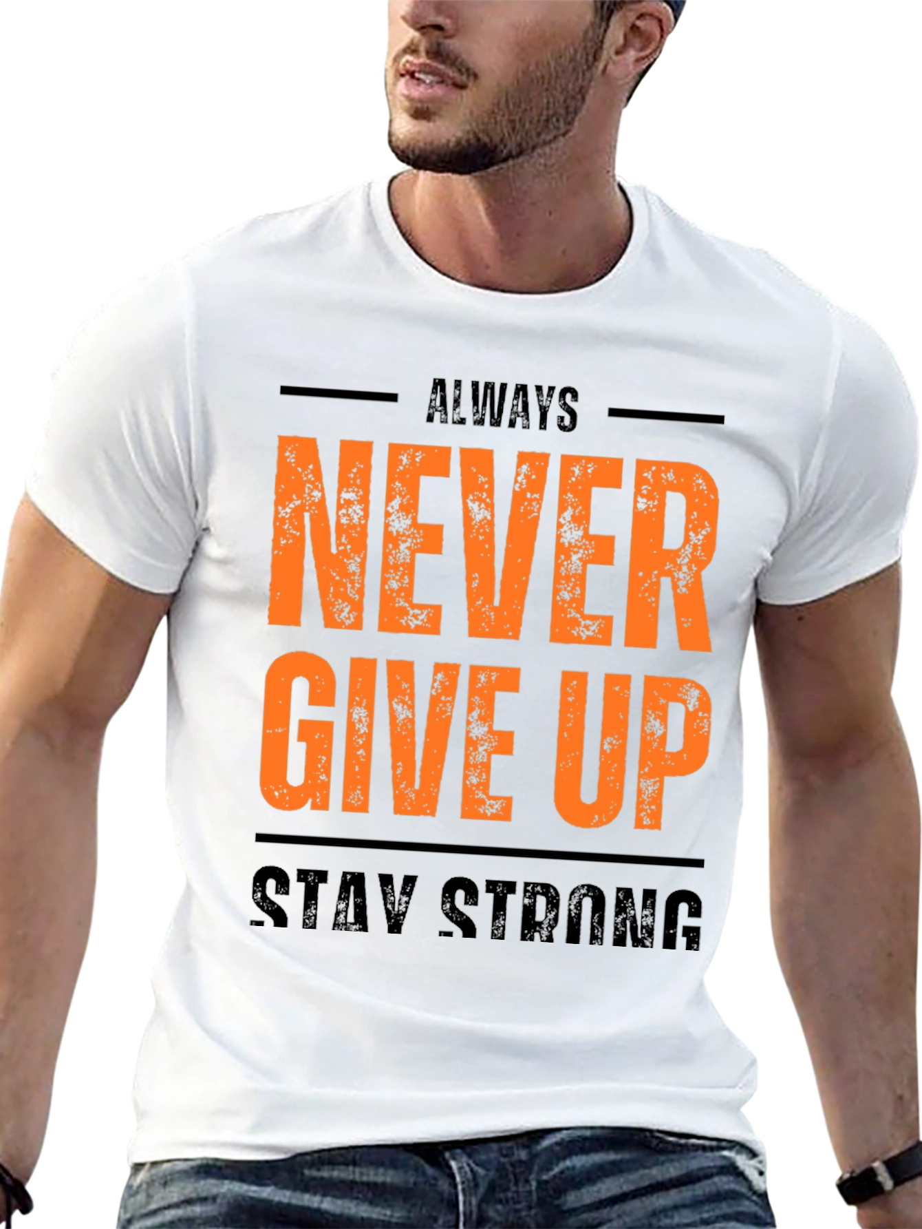 Inspirational Graphic Print T-Shirt