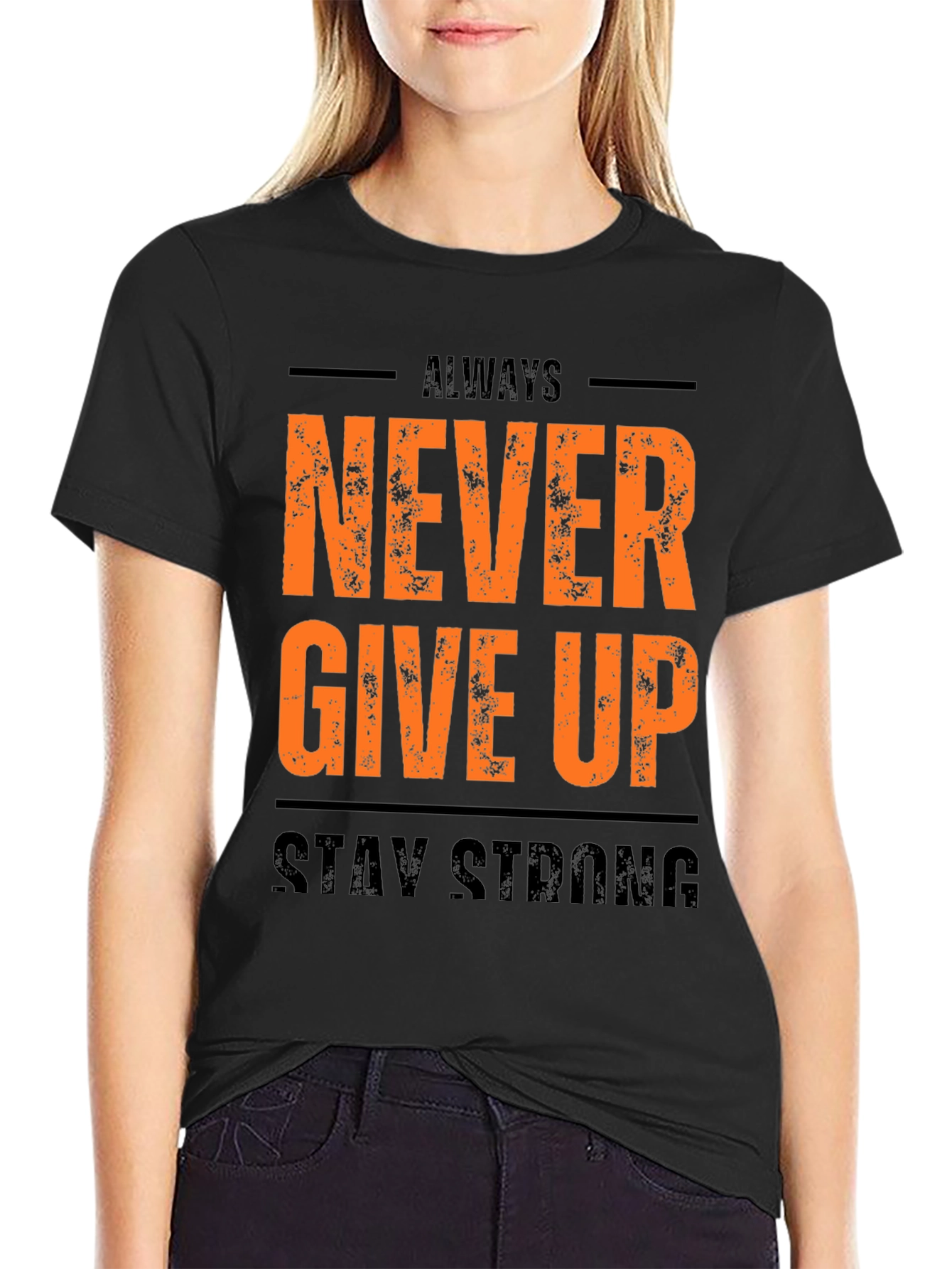 Inspirational Graphic Print T-Shirt