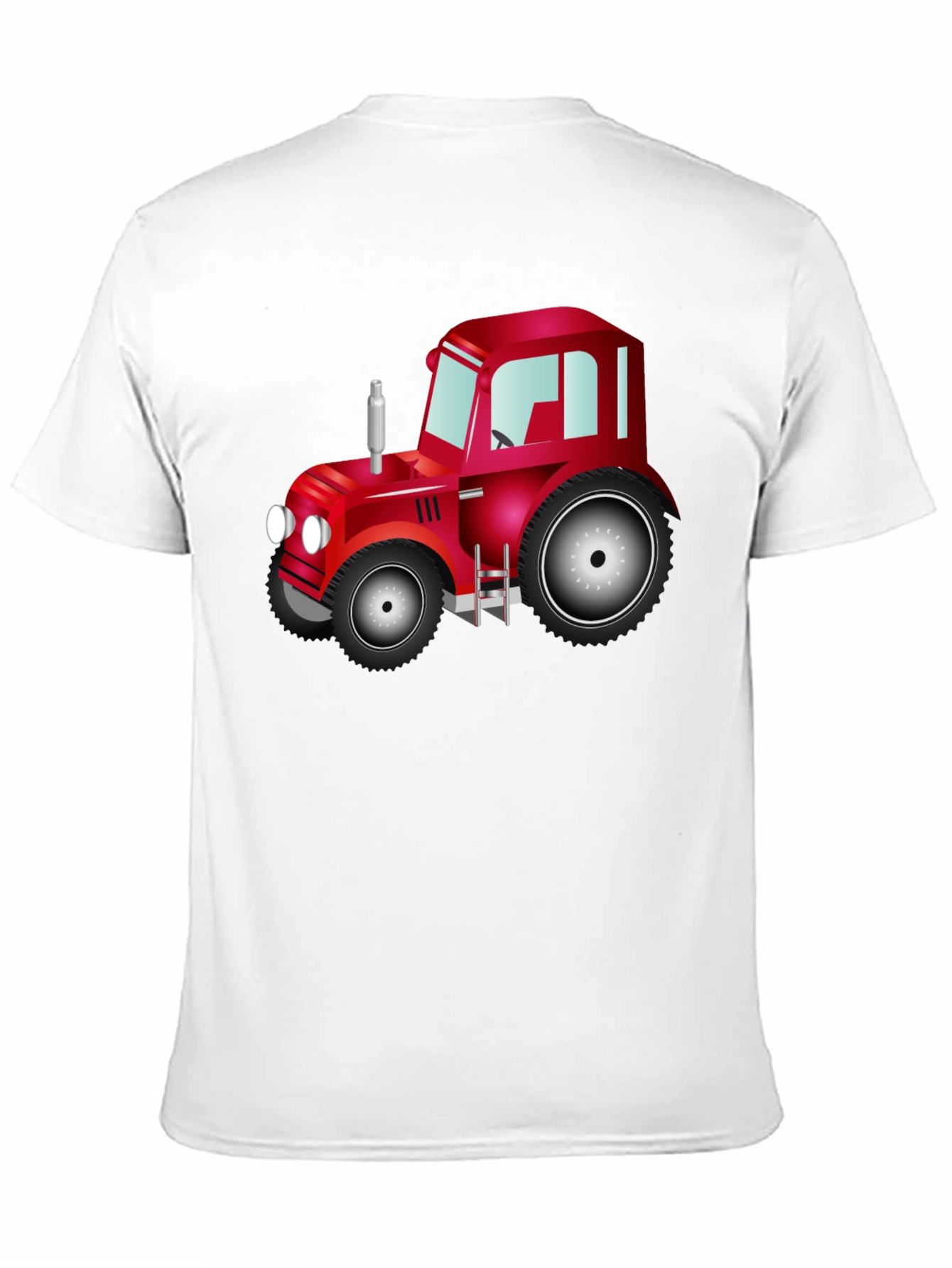 Red Tractor Graphic Tee - Farm Life Shirt