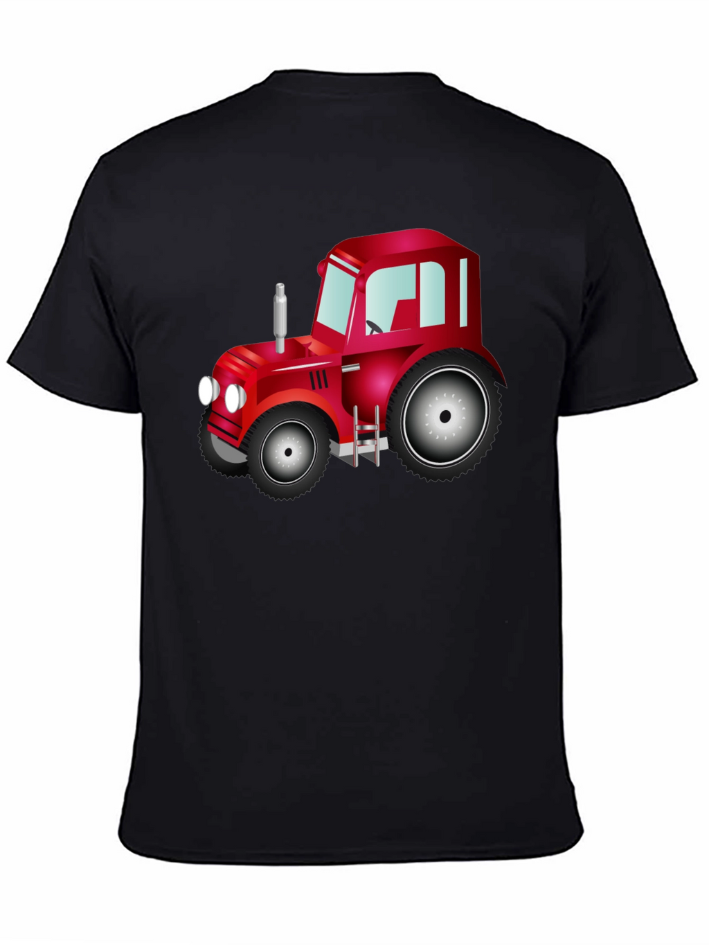 Red Tractor Graphic Tee - Farm Life Shirt