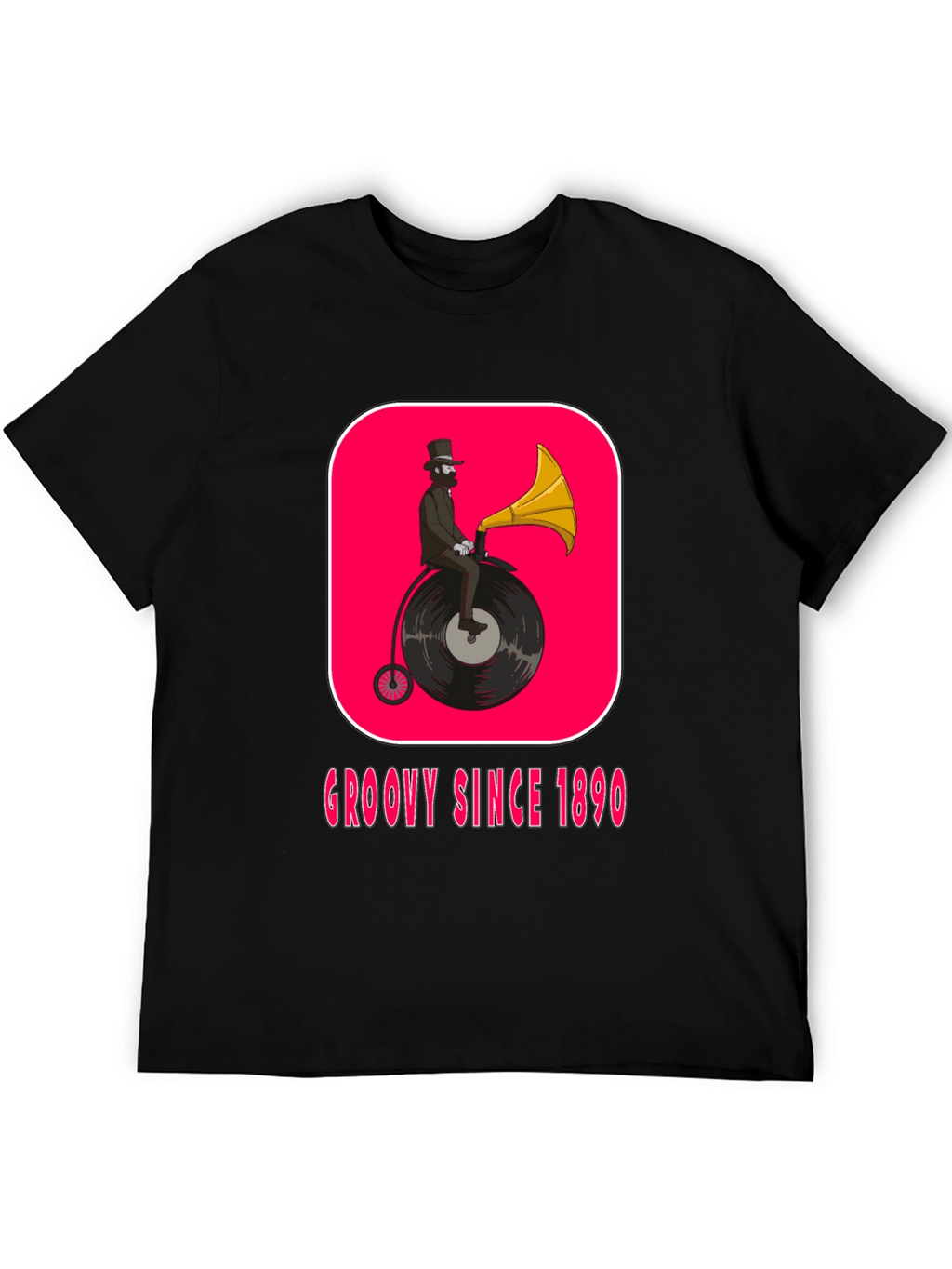 Groovy Since 1890 Black Graphic Tee
