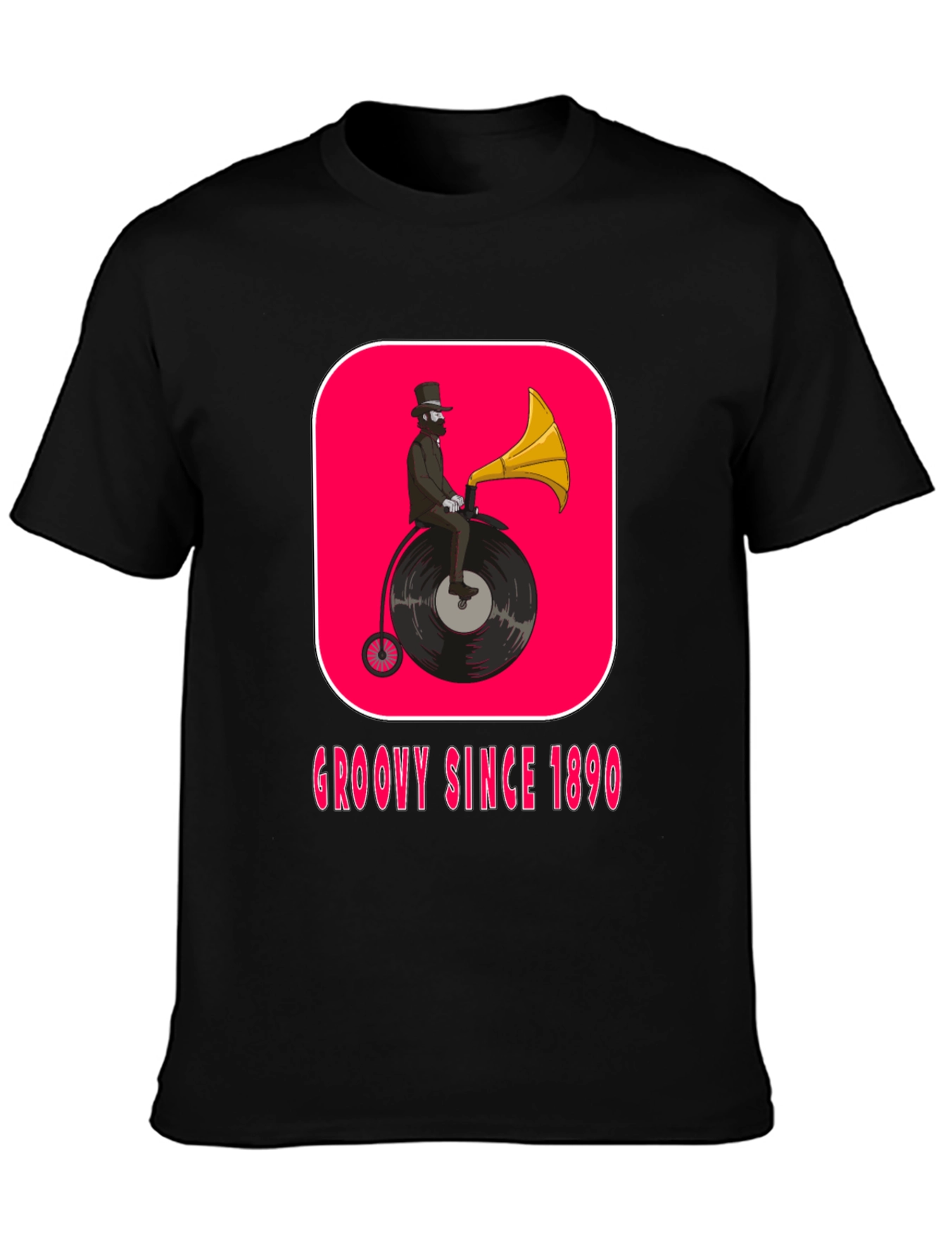 Groovy Since 1890 Black Graphic Tee