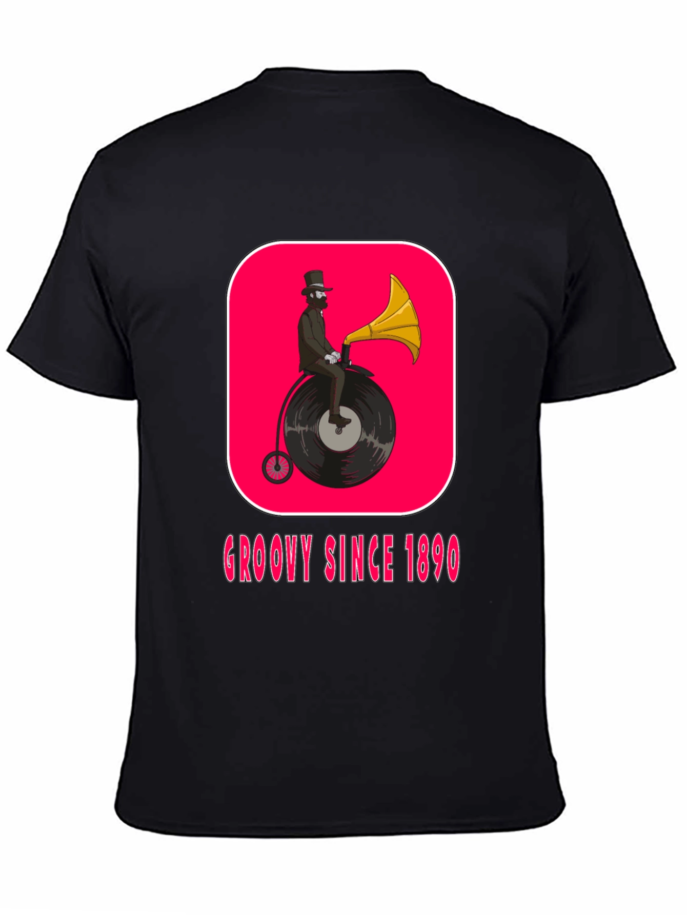 Groovy Since 1890 Black Graphic Tee