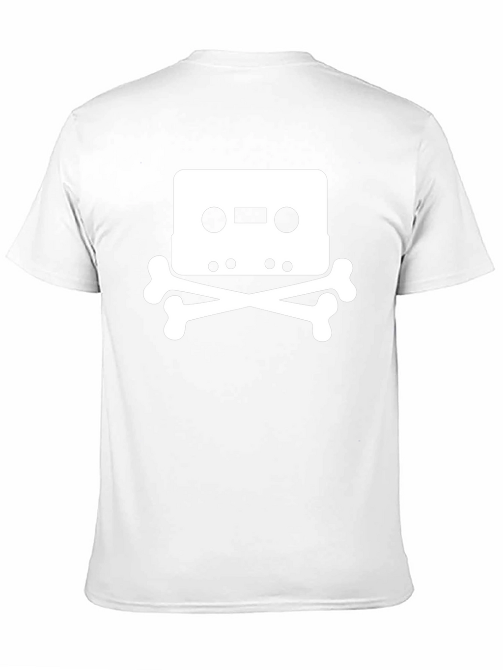 Cassette Tape Skull T-Shirt - Black Graphic Tee