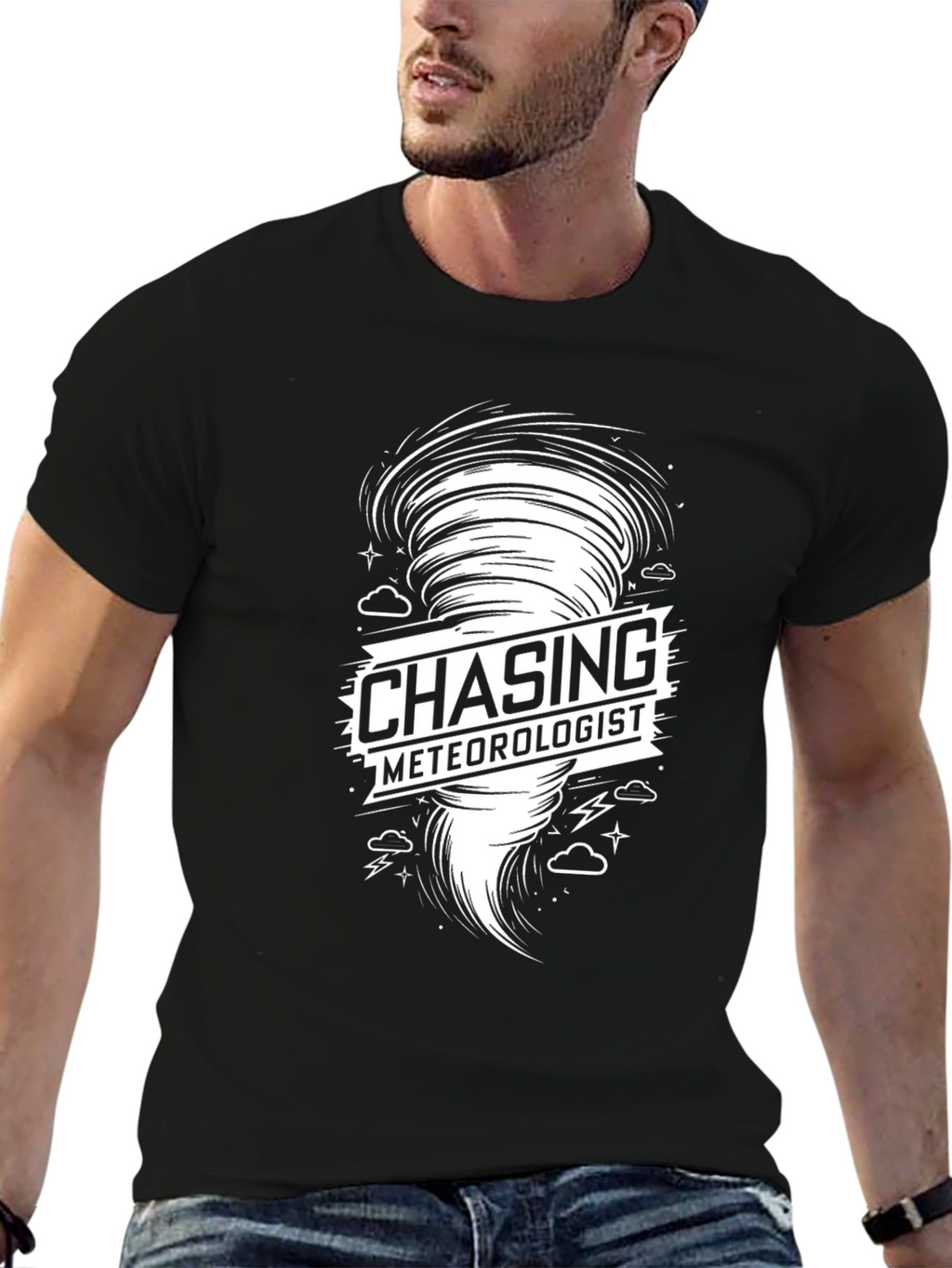Chasing Meteorologist Graphic T-Shirt