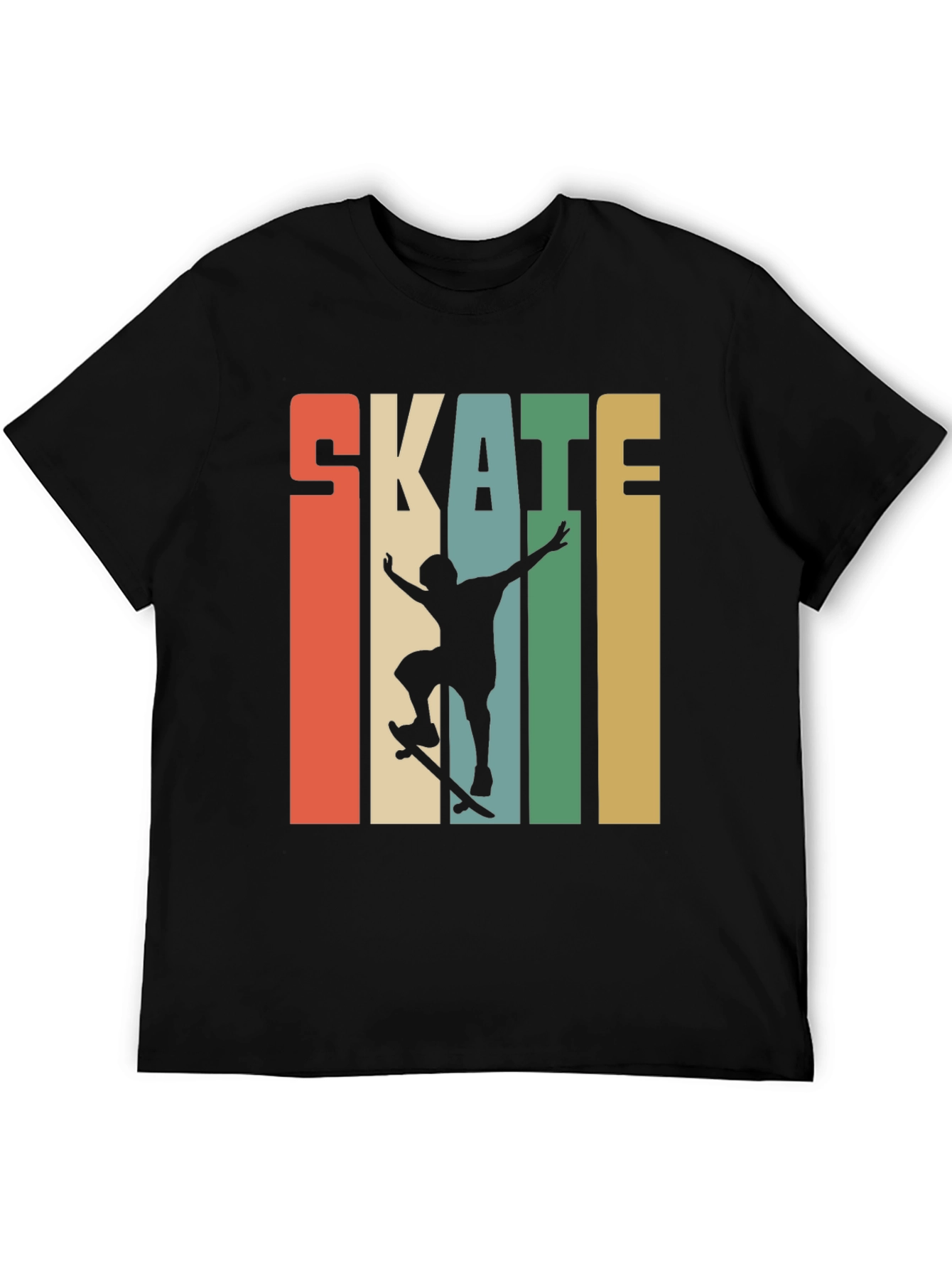 Retro Skate T-Shirt - Vintage Skateboarder Design