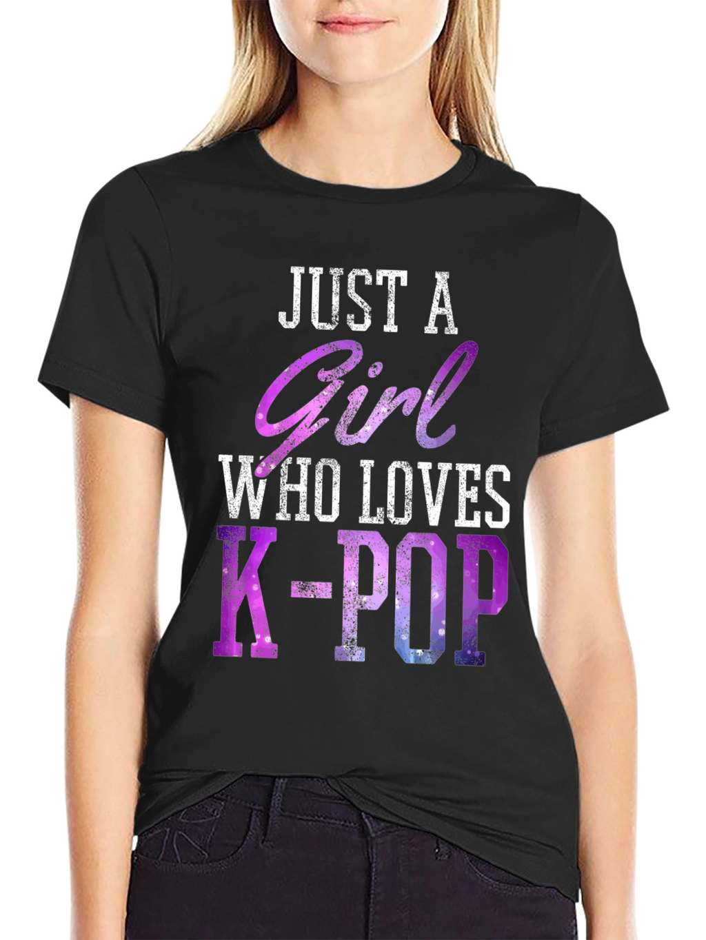 Just a Girl Who Loves K-Pop T-Shirt