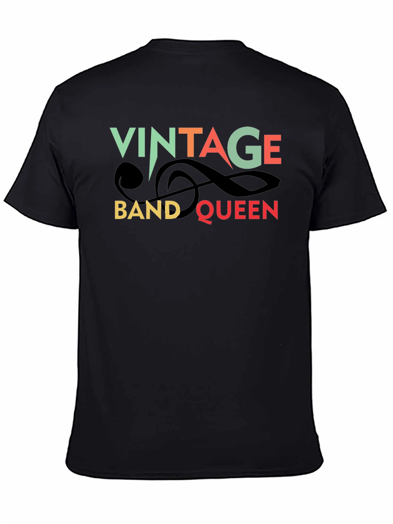 Vintage Band Queen Graphic T-Shirt
