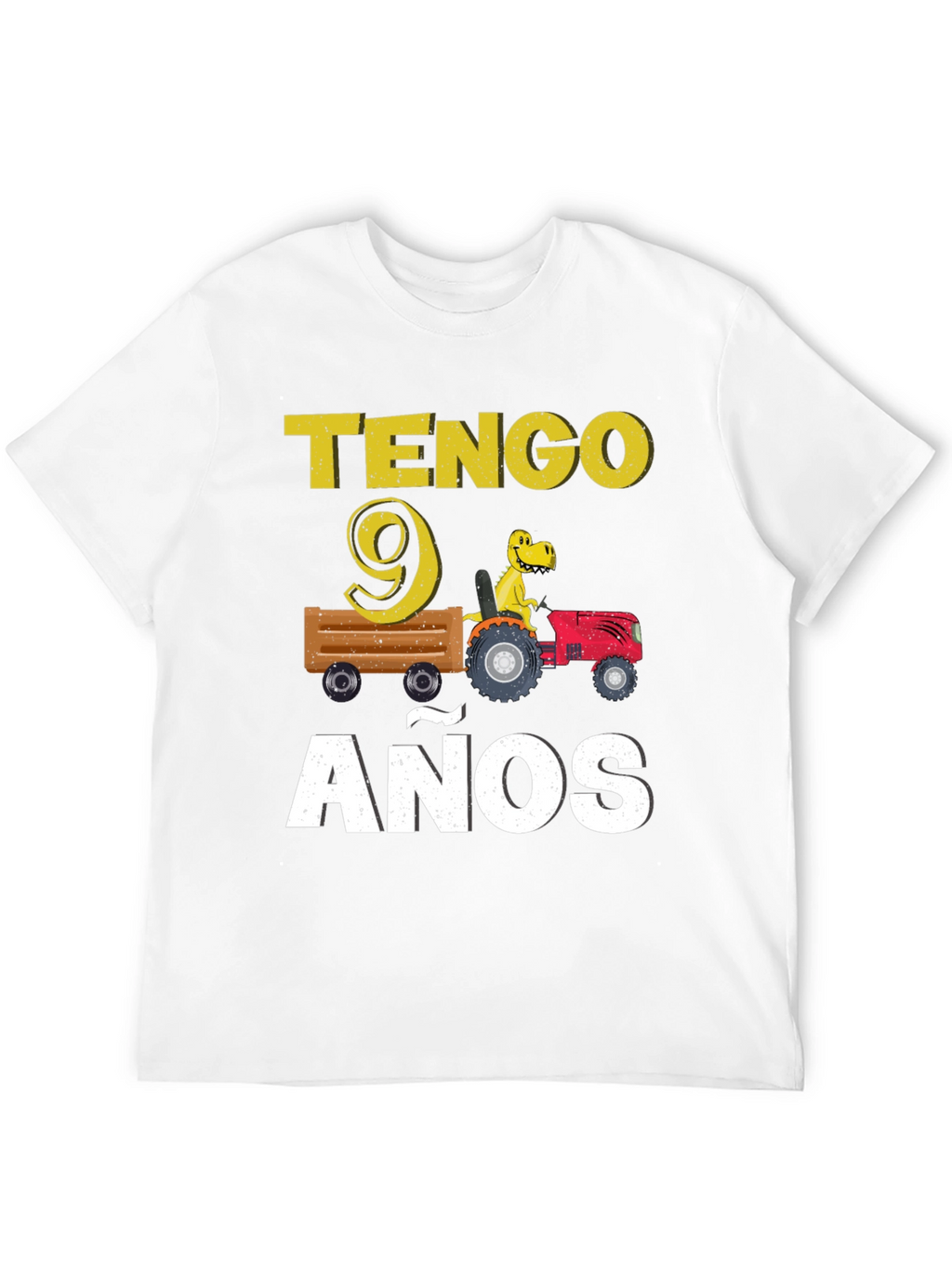 Tengo 9 Anos Dinosaur T-Shirt