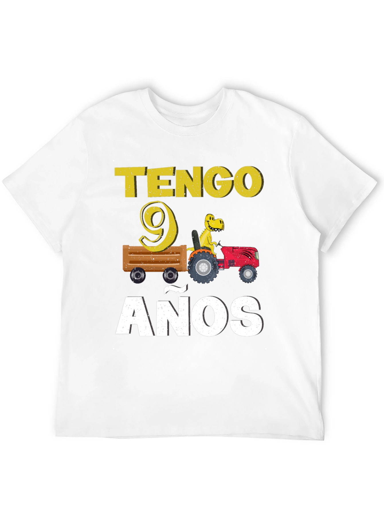Tengo 9 Anos Dinosaur T-Shirt