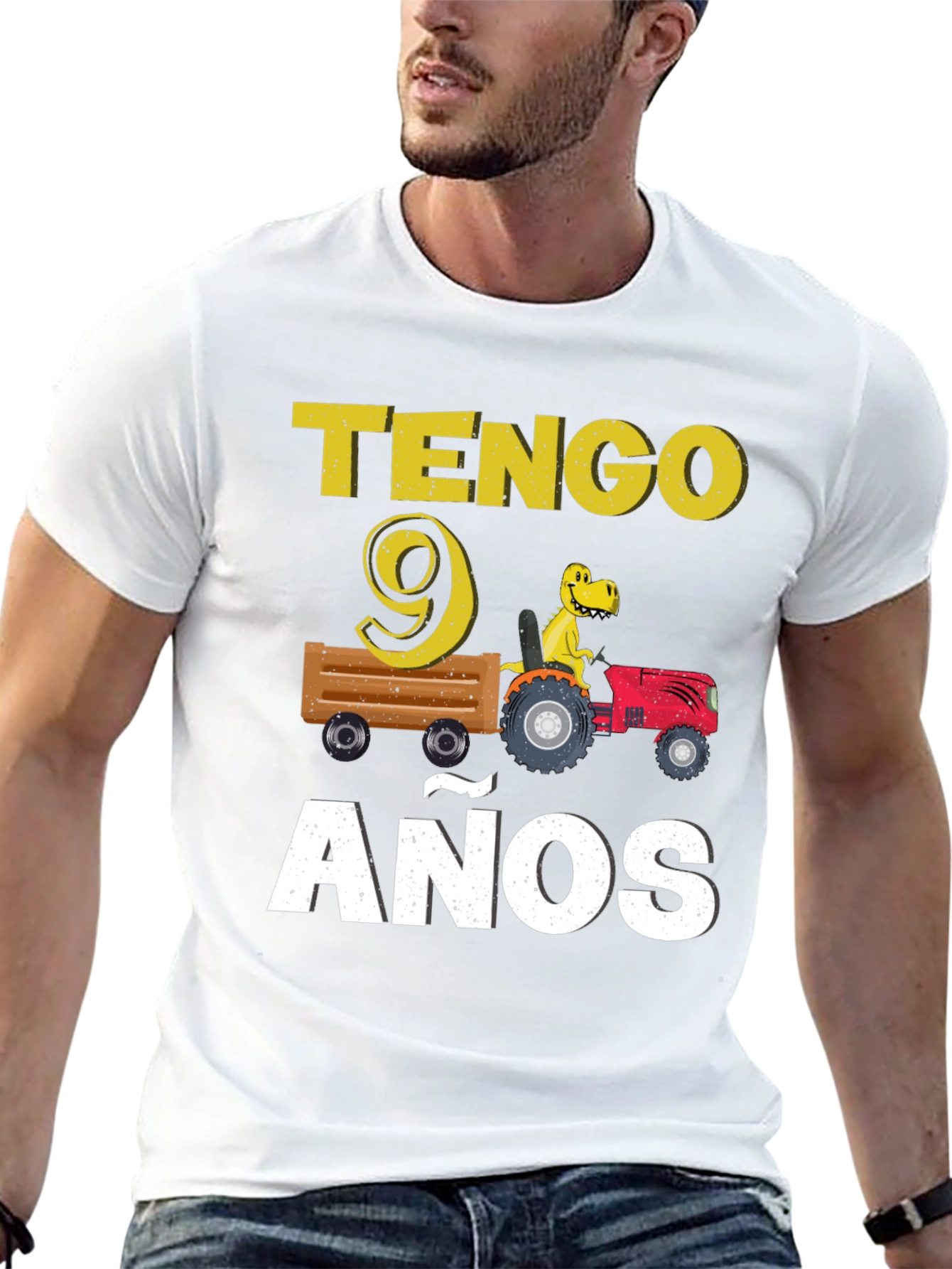 Tengo 9 Anos Dinosaur T-Shirt
