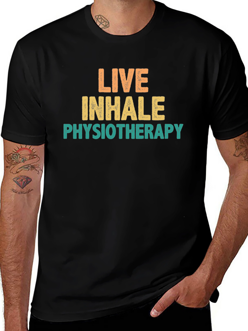 Live Inhale Physiotherapy T-Shirt
