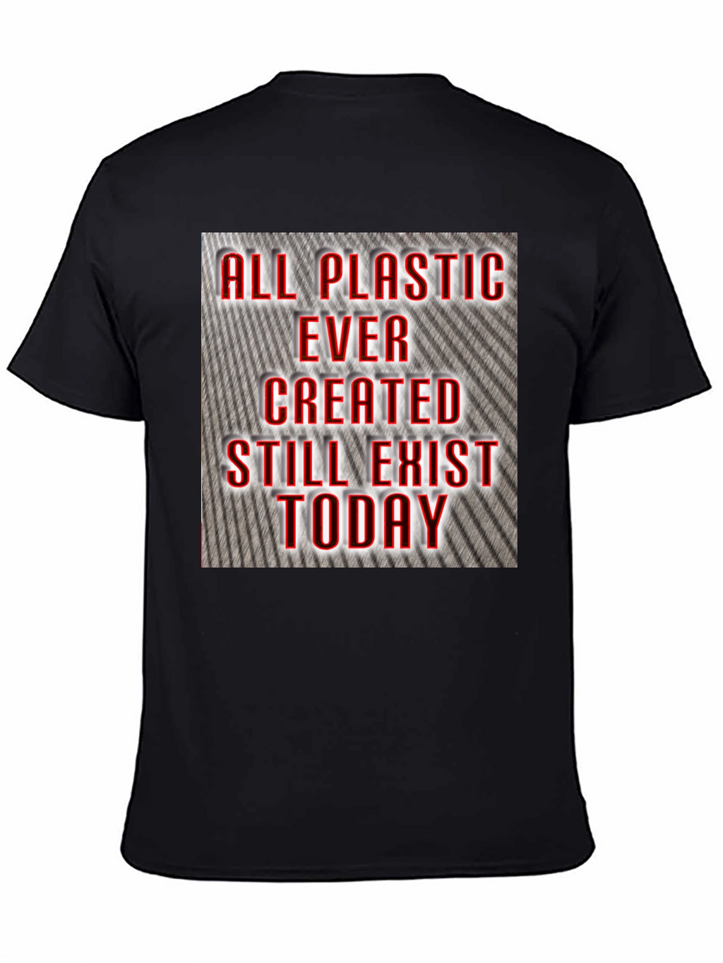 All Plastic Exists Today Graphic Tee - Black