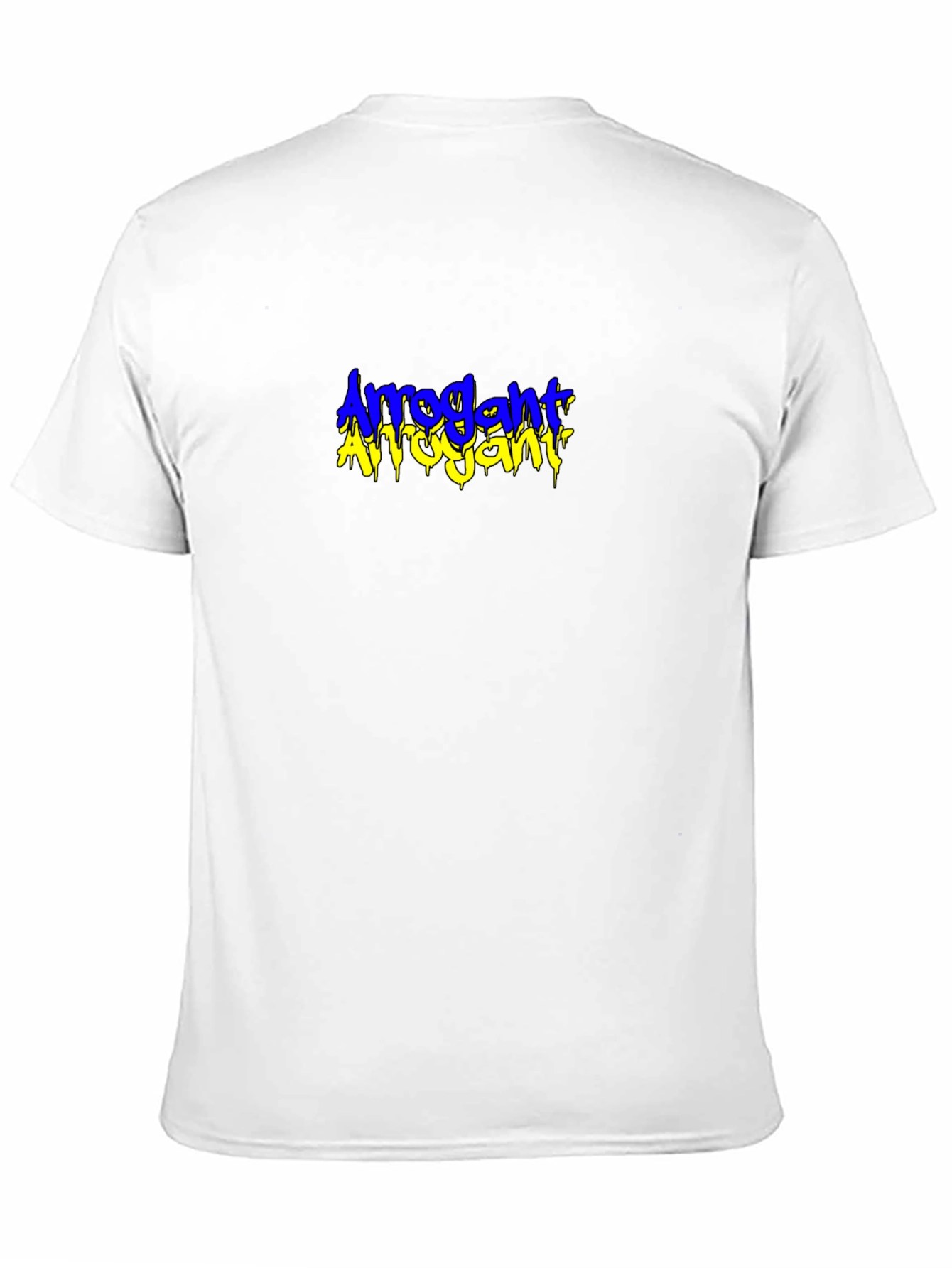 Arrogant Graphic Tee - Black Crew Neck T-Shirt