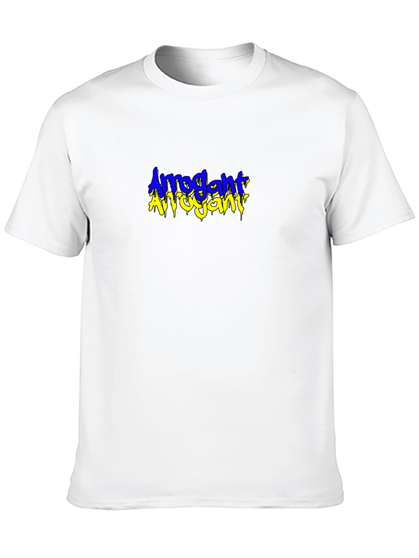 Arrogant Graphic Tee - Black Crew Neck T-Shirt