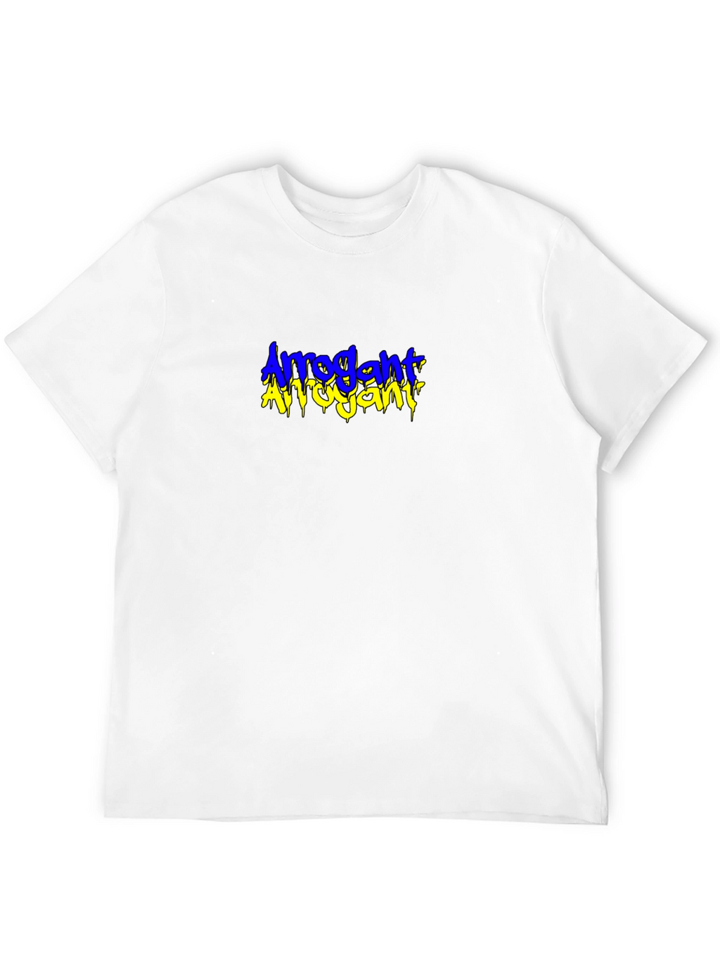 Arrogant Graphic Tee - Black Crew Neck T-Shirt