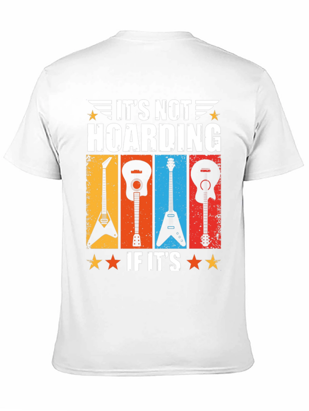 Guitar Hoarding Funny T-Shirt Rock Musician Tee