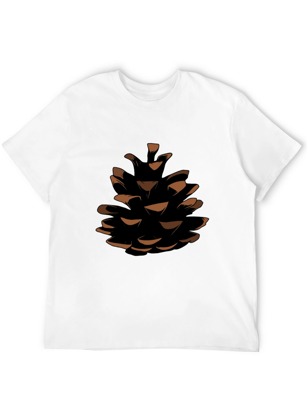 Pine Cone Graphic Tee - Nature Inspired Design