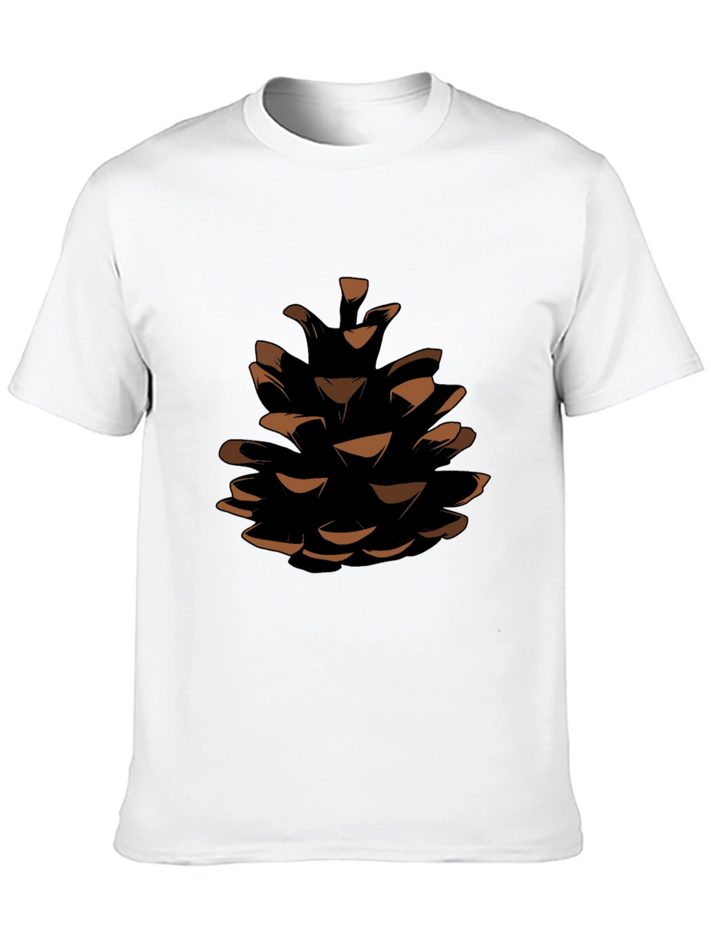 Pine Cone Graphic Tee - Nature Inspired Design