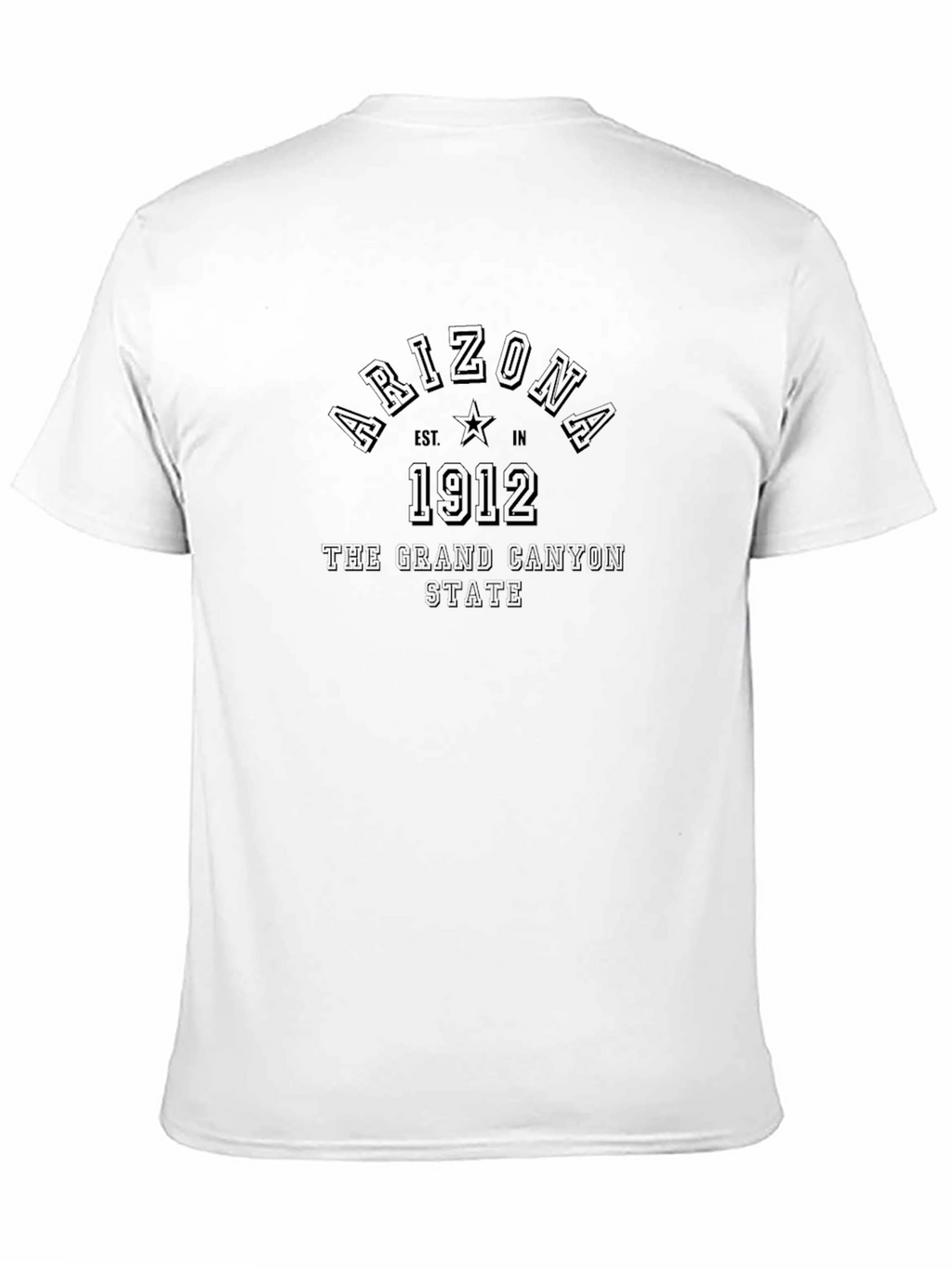 Arizona Grand Canyon State 1912 Black T-Shirt