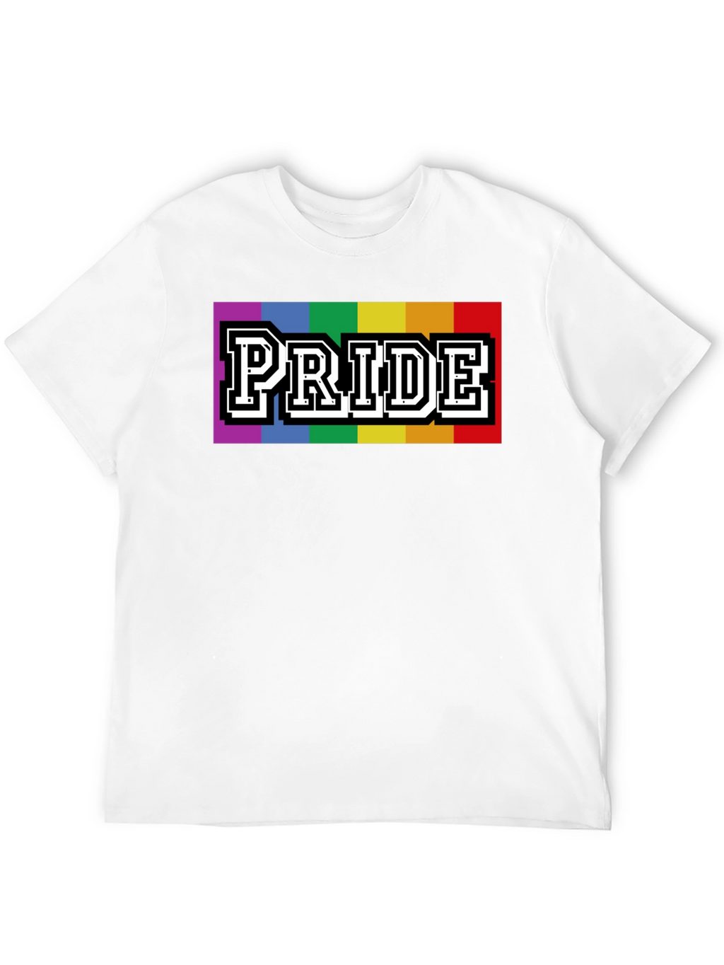 Pride Rainbow Graphic T-Shirt - Stylish Black Tee