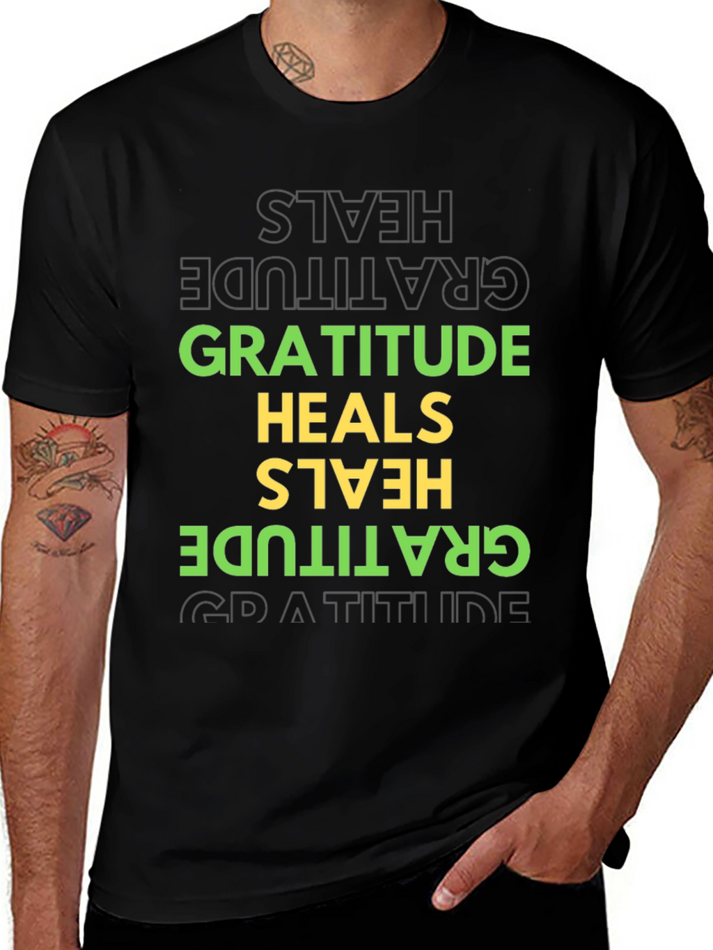 Gratitude Heals Graphic Tee