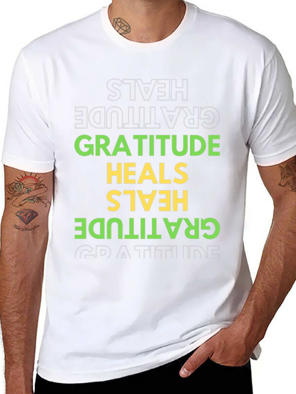 Gratitude Heals Graphic Tee
