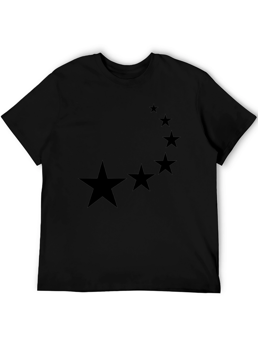 Starry Crescent Black Tee