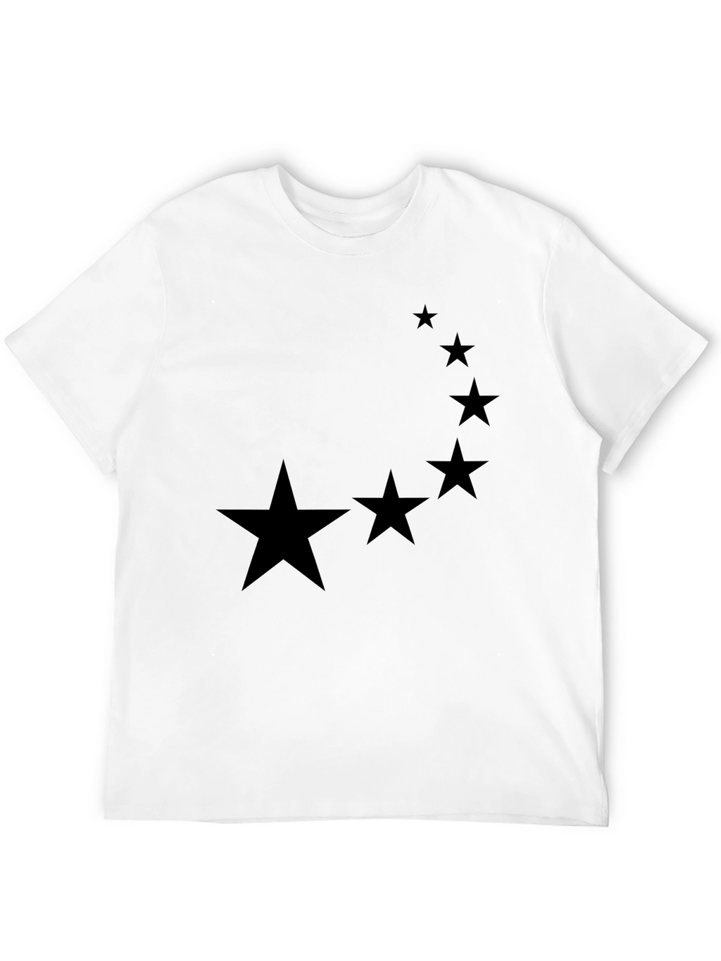 Starry Crescent Black Tee