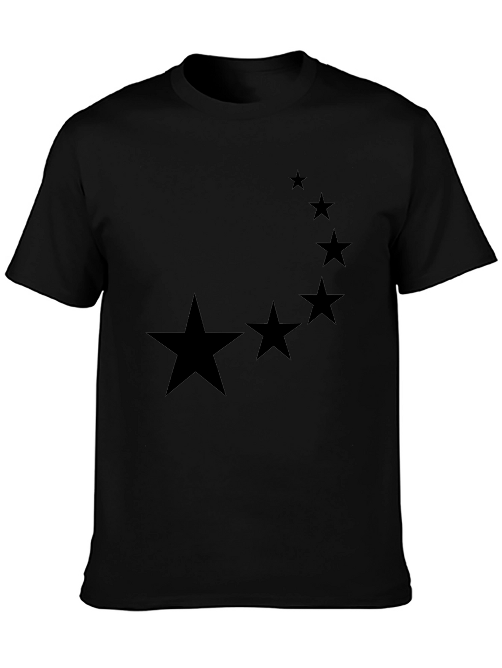Starry Crescent Black Tee