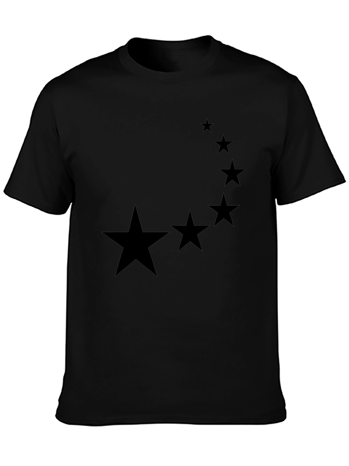 Starry Crescent Black Tee