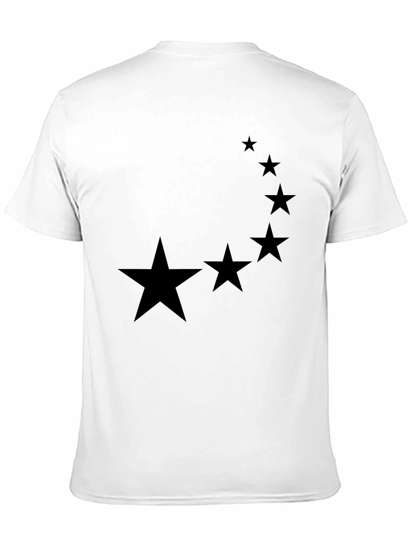 Starry Crescent Black Tee