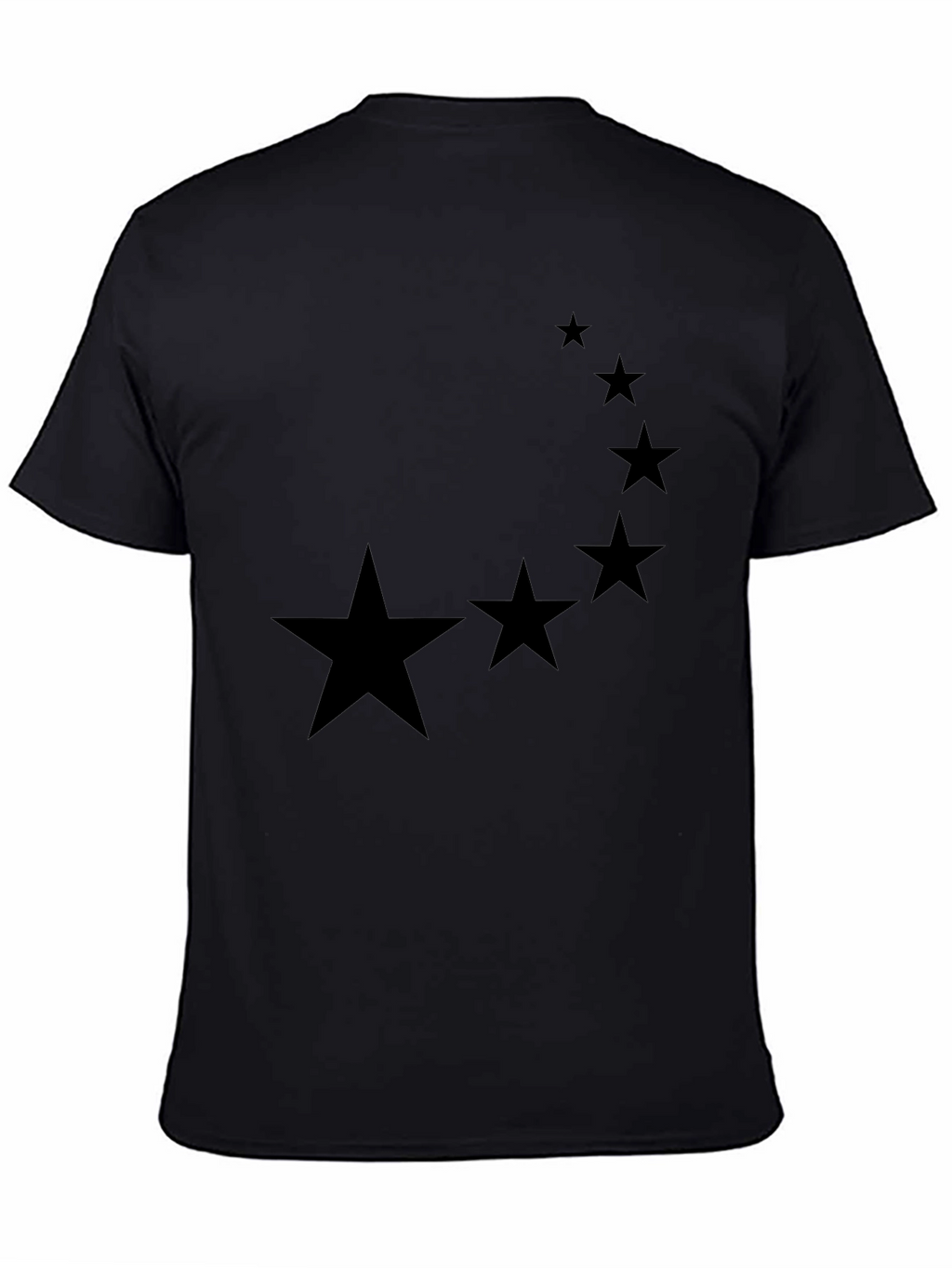 Starry Crescent Black Tee