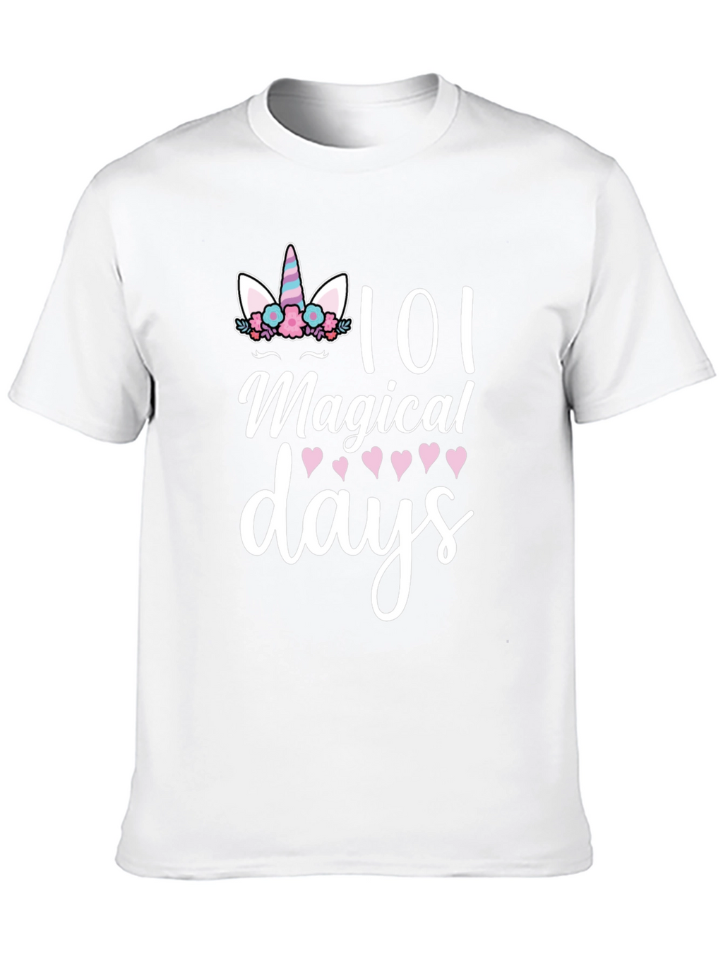 101 Magical Days Unicorn Graphic Tee